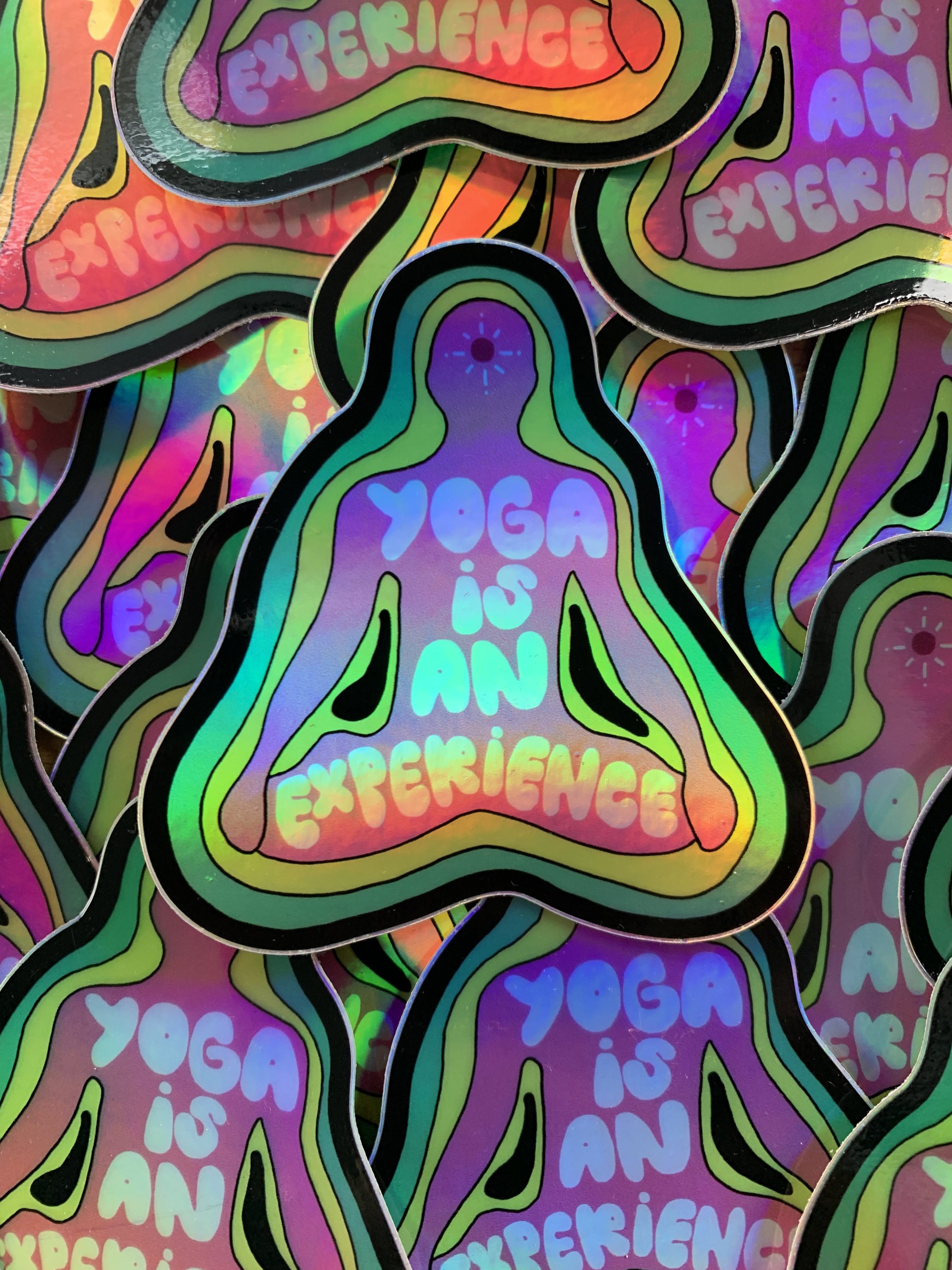 Yoga is an Experience Sticker