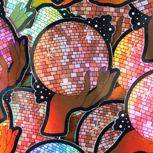 Disco Ball Sticker