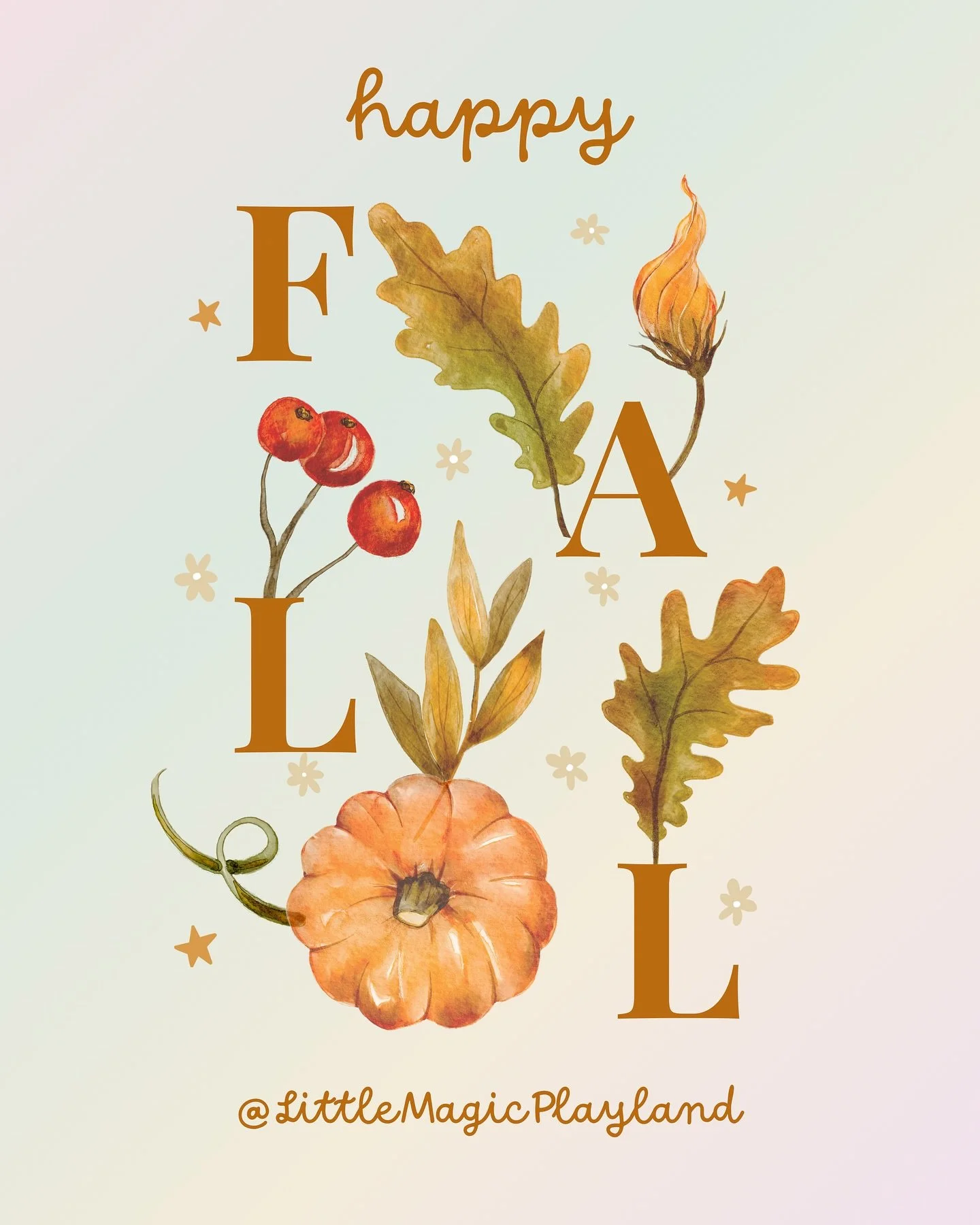 Happy first day of Fall! 🍂✨🌻 We&rsquo;ll be sharing our upcoming classes and activities for the next month shortly! 💛