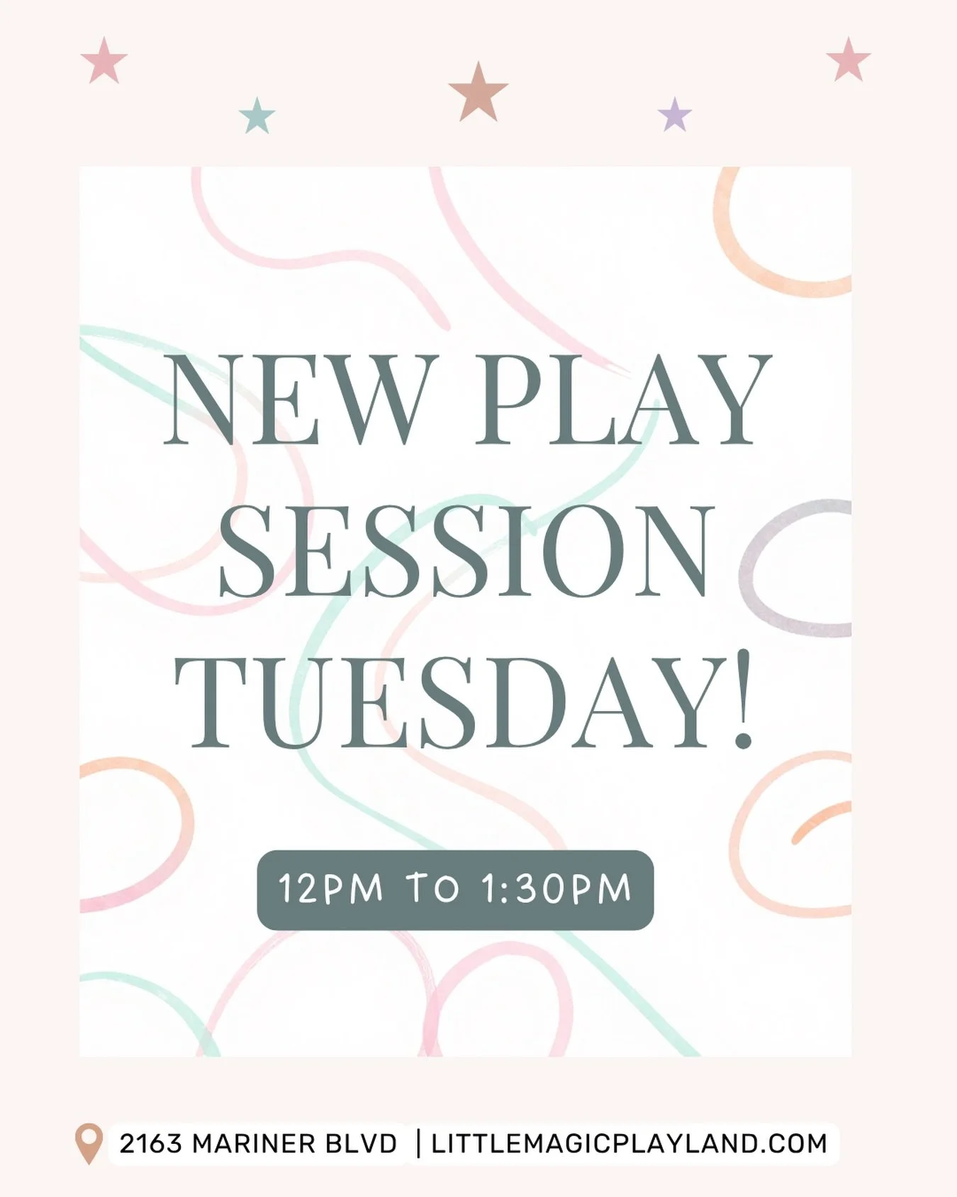 More open hours means more open PLAY! 🥳 We&rsquo;re now offering our 12 PM play session on Tuesdays! We hope to see you there for a little mid-day magic! ✨🌈🏰💛

Little Magic Playland✨
2163 Mariner Blvd
Spring Hill, FL