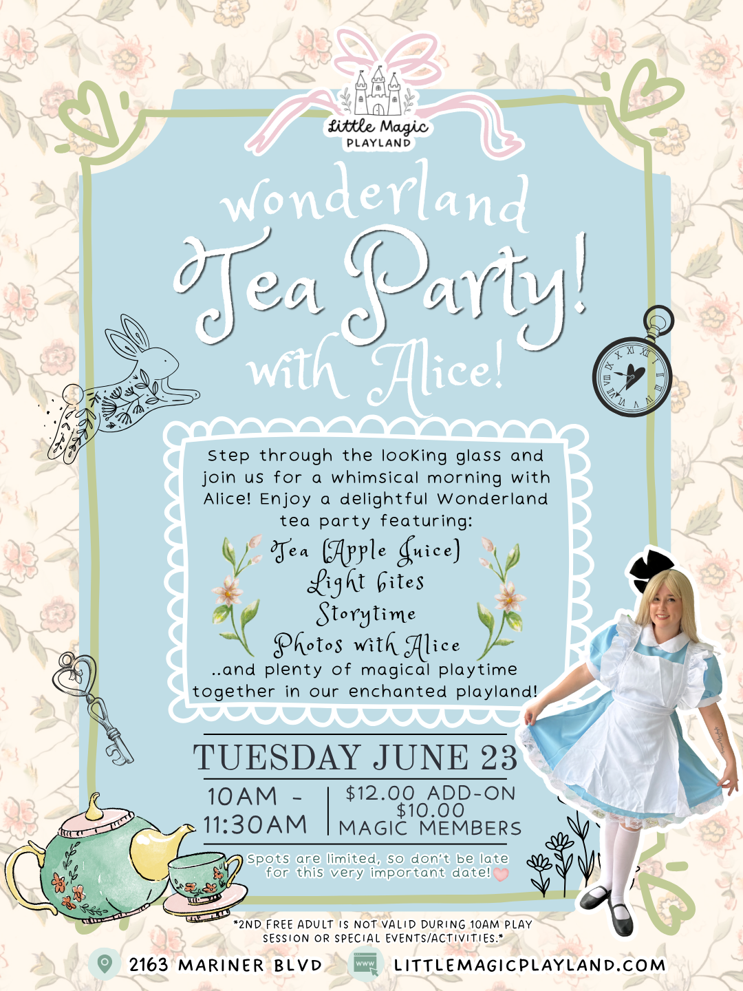 Wonderland Tea Party with Alice!