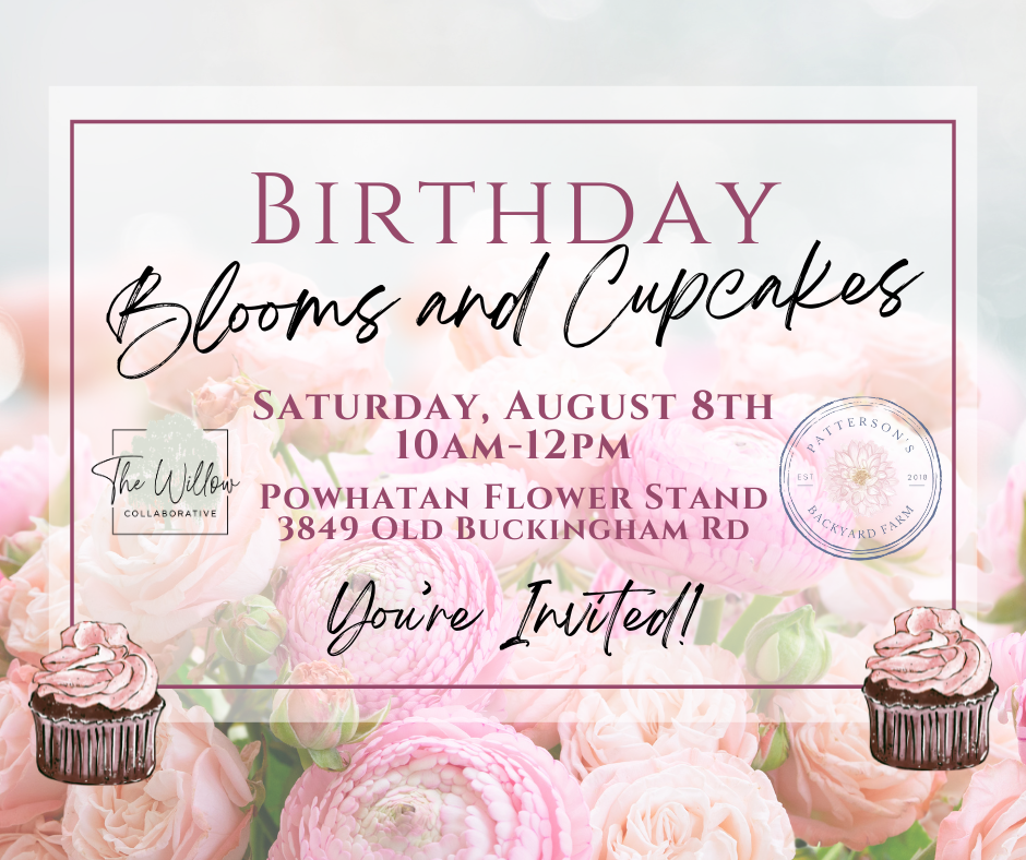 Birthday Blooms &amp; Cupcakes