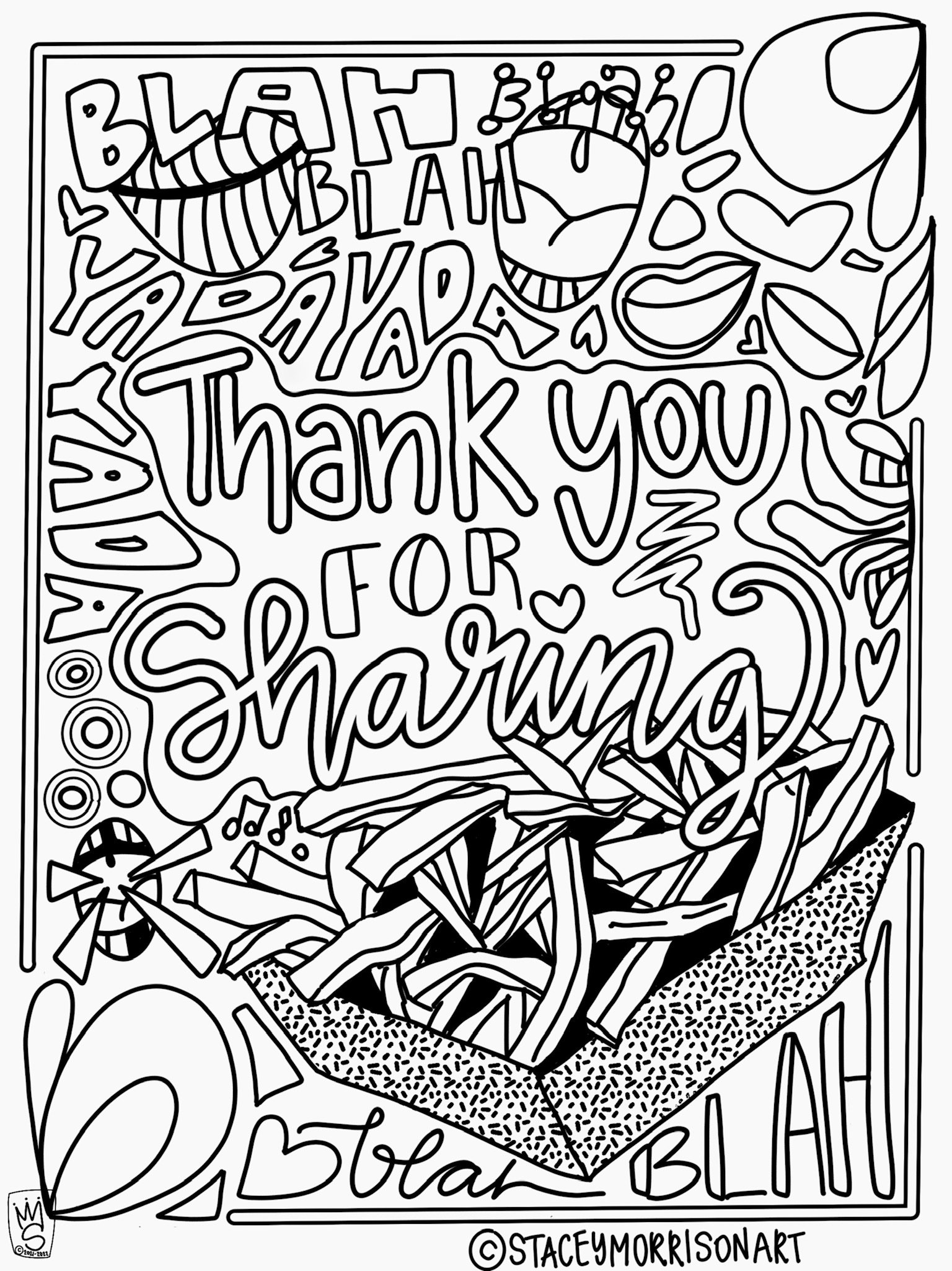 Coloring sheet