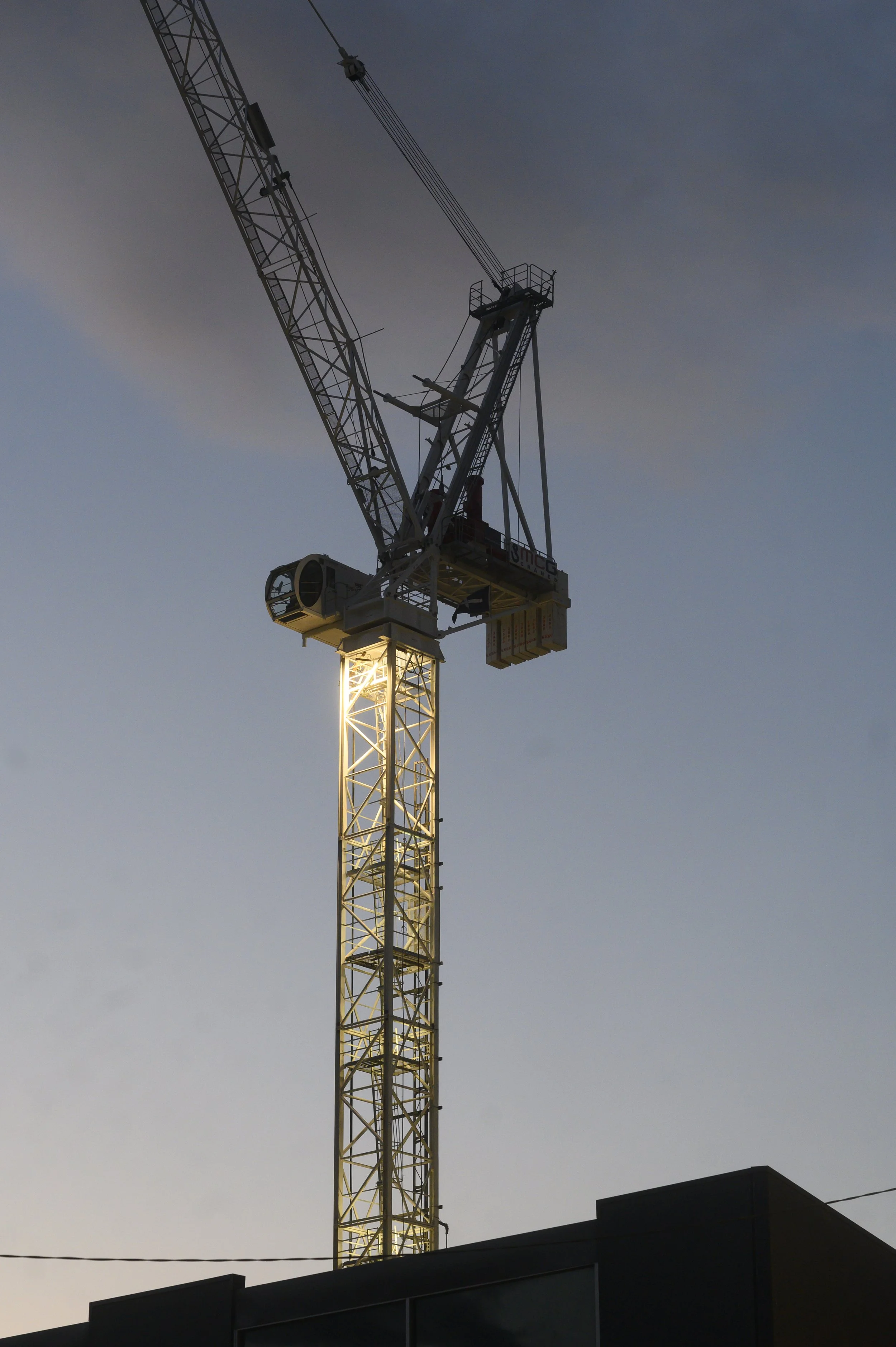 North Melbourne Crane