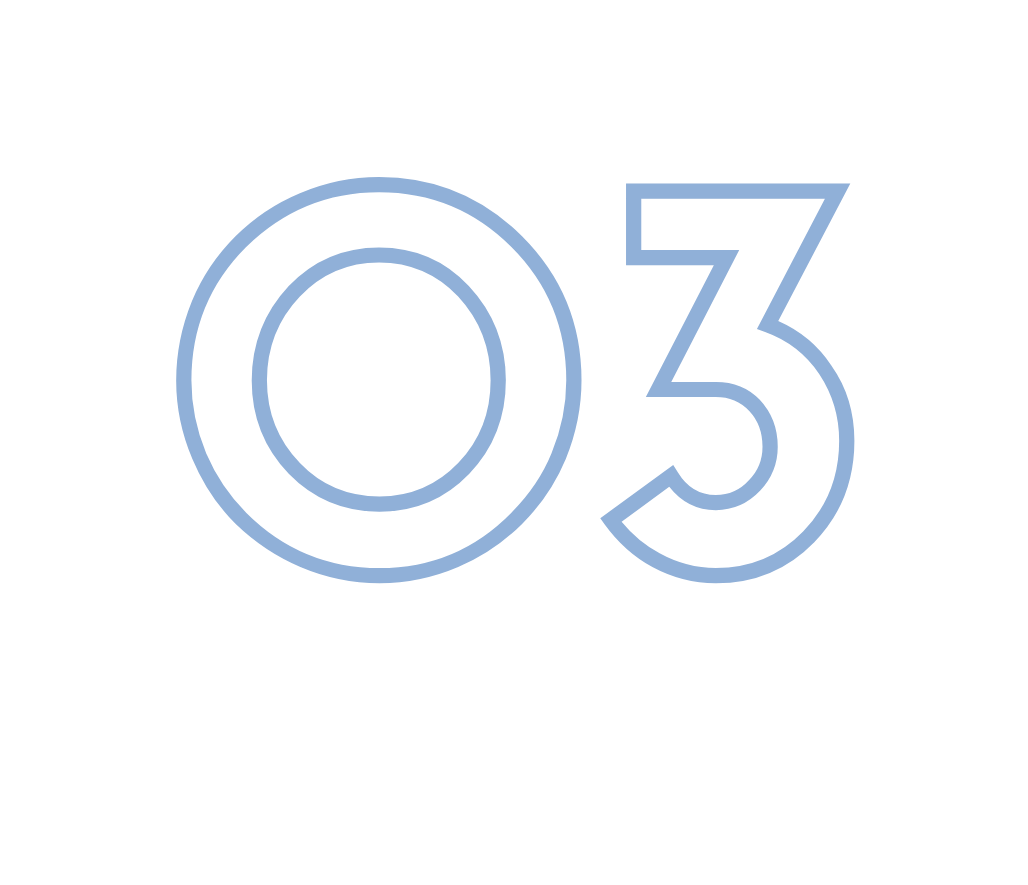 Number ten in neon lights glowing in blue against a black background.