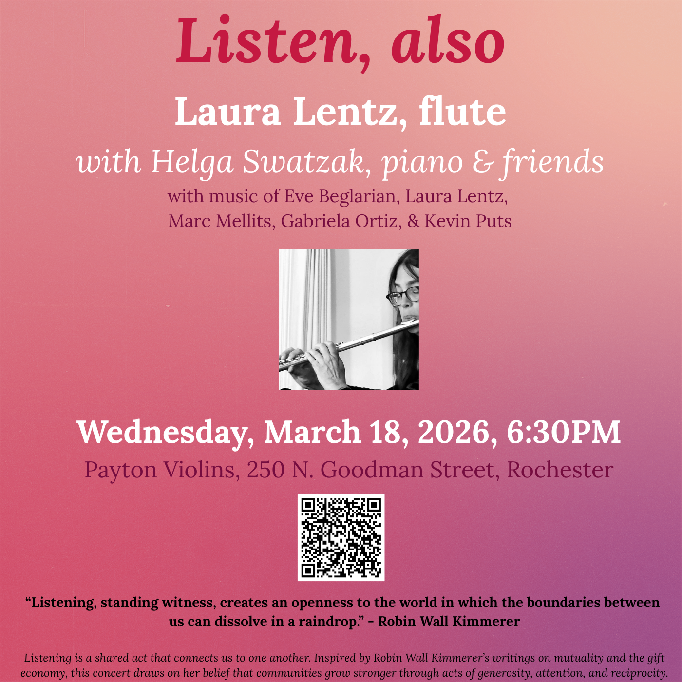 PERFORMANCE: Listen, also