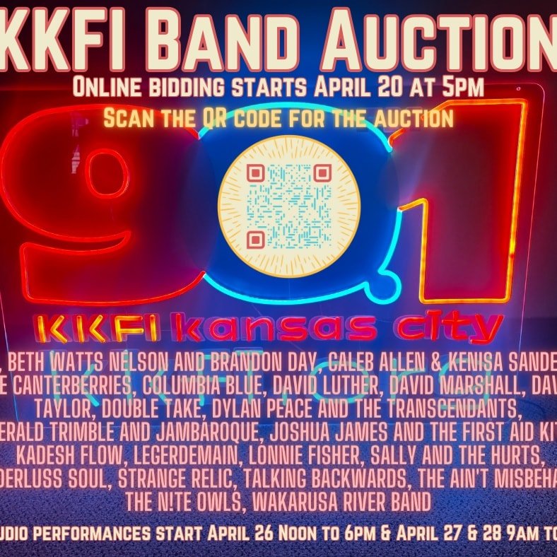 CAN I GET 5 DOLLARS?
CAN I GET $10?
$10 GOING ON $15!
$100 SAYS THE GENTLEMAN IN THE BACK
GOING ONCE, TWICE, SOLD!!

(we are participating in 90.1 FM KKFI's band auction, listen to us live at 1:30pm on 4/28)

(that's this Sunday) 

#kcmusic #localmus