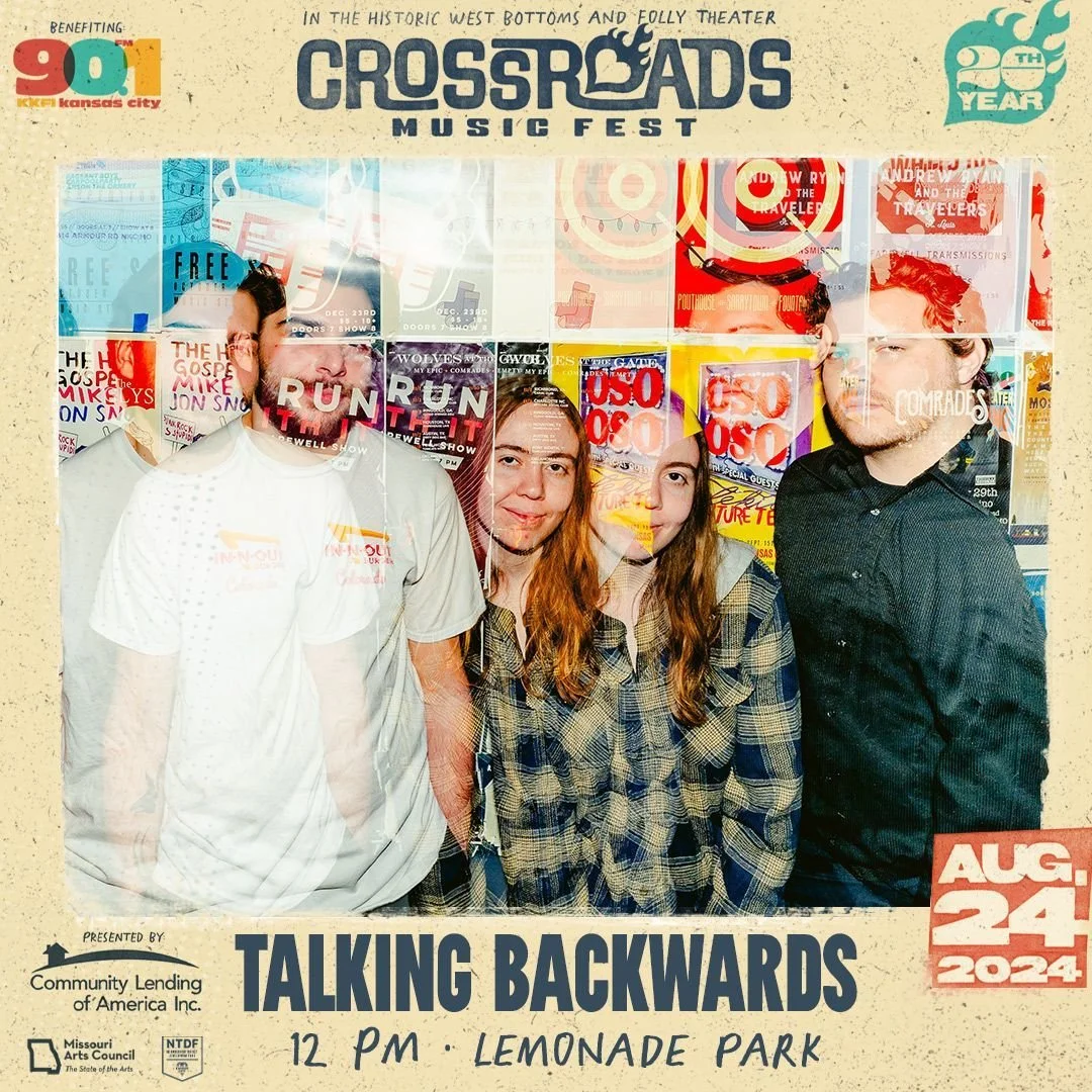 ‼️GIG ANNOUNCEMENT‼️We are very excited to announce that we will be playing Crossroads Music festival on Saturday, August 24th! 😱

🕒 12pm 
🎟️ FREE
📍Lemonade Park

For more info on this and other upcoming shows, check out our website! - link in bi