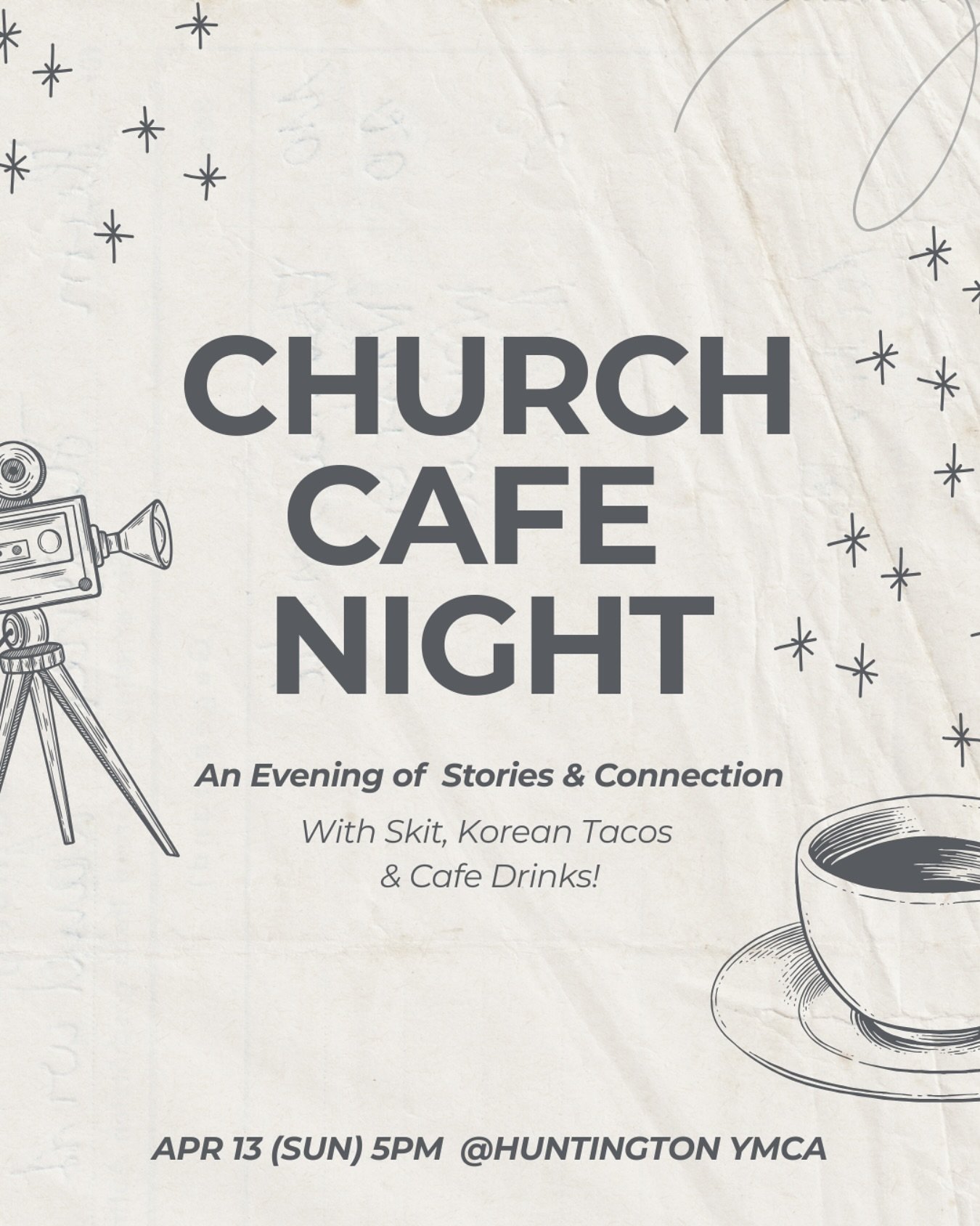Reclaimer&rsquo;s first-ever special evening service is happening this Sunday! 🌃

Join us as we gather for message time, watch a thought-provoking skit from our student cast, enjoy Korean tacos 🌮 and cafe drinks 🍵!

Date: April 13 (Sun) 5-7PM
Wher
