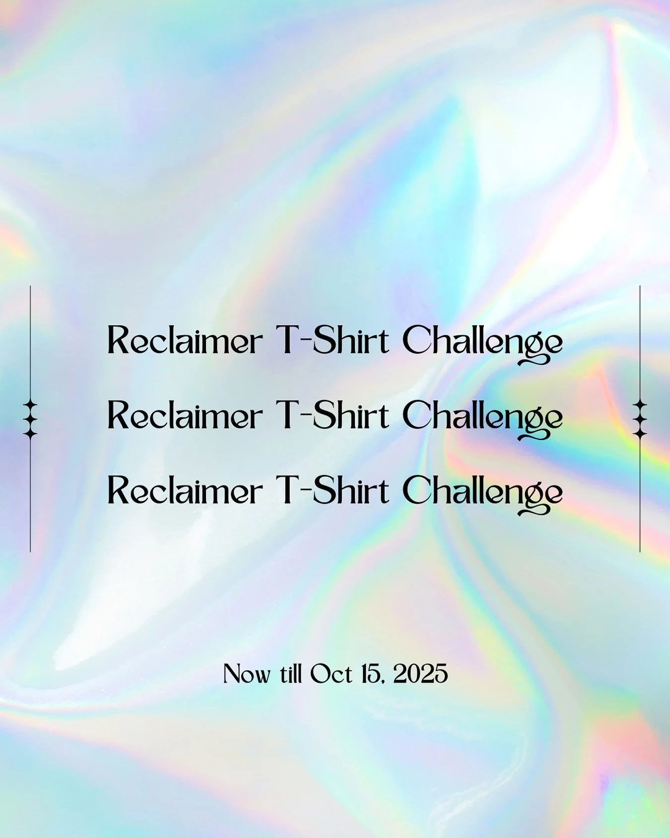 Reclaimer needs new merch ✨! If you have an idea for a T-shirt design, please share it with us. 

You will recieve a FREE shirt if your design gets selected. 

🔗See link for guideline and submission details. 

#reclaimercollegechurch  #merch