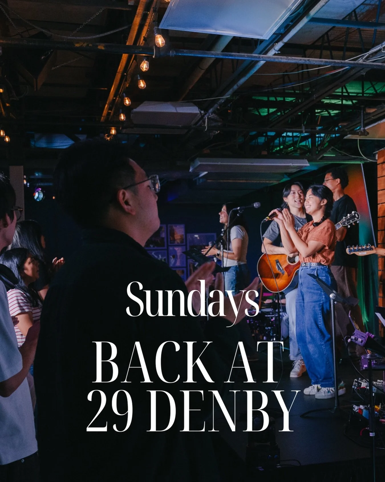 Reminder: Starting this Sunday (Mar 1), we will be meeting for Sunday Service back at 29 Denby Road. See you there!