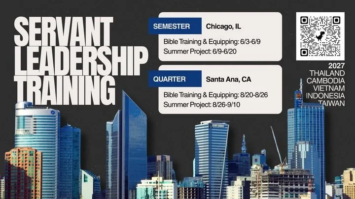 Servant Leadership Training (SLT) 2027
