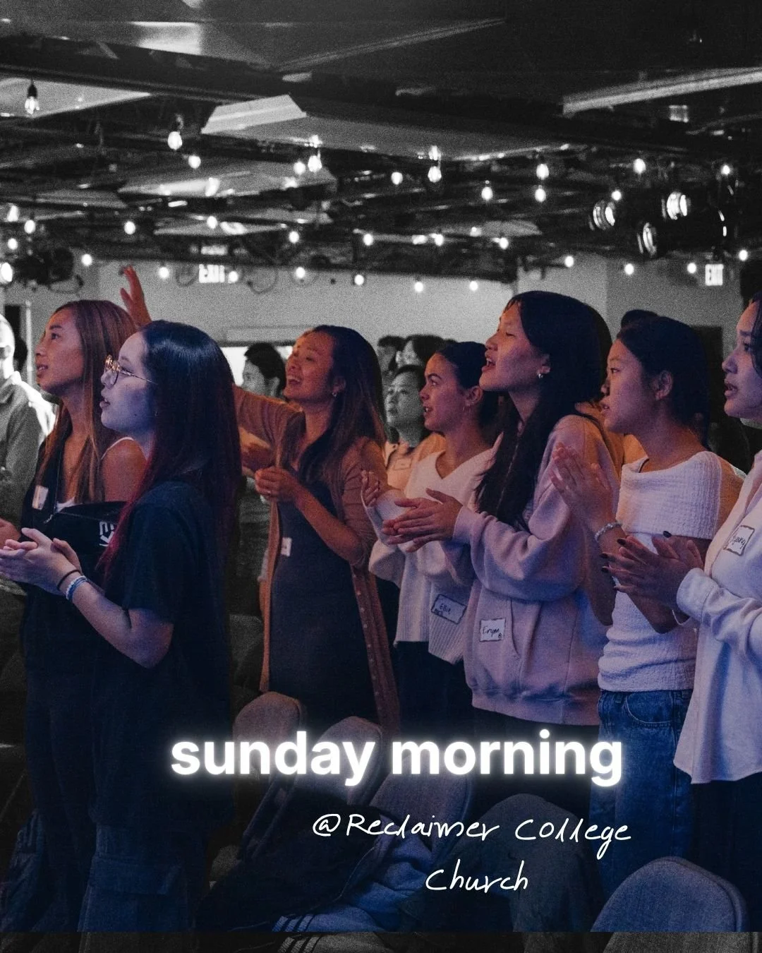 Reclaimer's first Sunday of the new semester is COMING! 

Join us Sunday, August 30th at 11AM as we kickoff an exciting new semester together! Keep a lookout - we're shaking things up 🫨

new students boston, boston move in weekend, college church, c