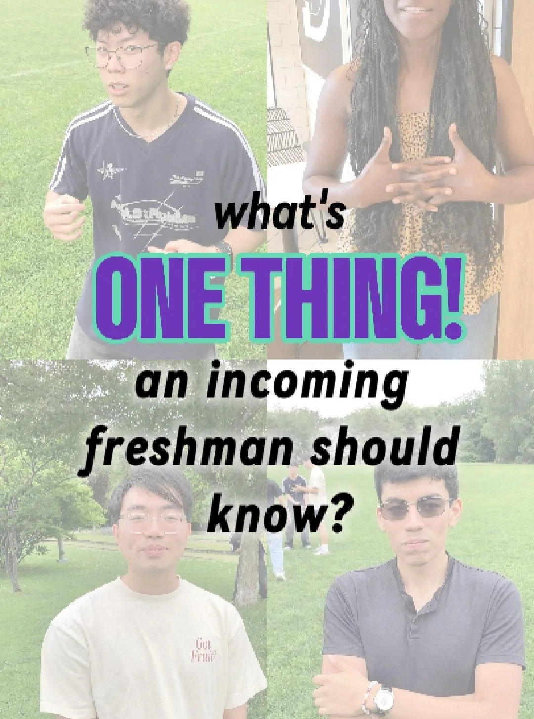 What's one thing you wish you knew before your freshman year? 🎤

We asked Reclaimer students the same question and these are the tips they wish they'd heard sooner.

💬 College students: Share your best advice below.

freshman advice, college, stude