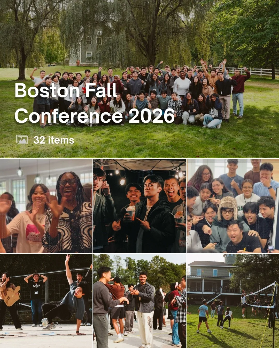 Loved seeing your faces at Fall Conference last week :) 

Ft.
1. New grad chefs cooking up EVERY MEAL thank u 🙏 👨&zwj;🍳
2. Late nights and fun shenanigans
3. Blanket game 🙈
4. Extreme tic-tac-toe
5. Meeting new friends cross-campus
6. The Boston 