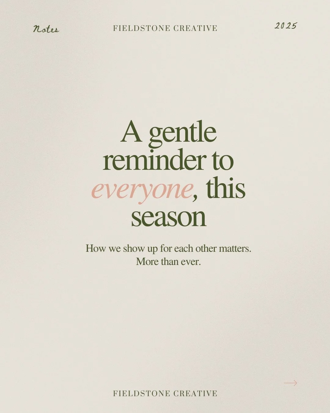Dear everyone &mdash; truly &mdash; this is a gentile reminder. 🤍

Thanksgiving Day is just 8 days away, and those of you in retail, hospitality, and service know exactly what this feels like, the long, deep breath before everything begins. The exci