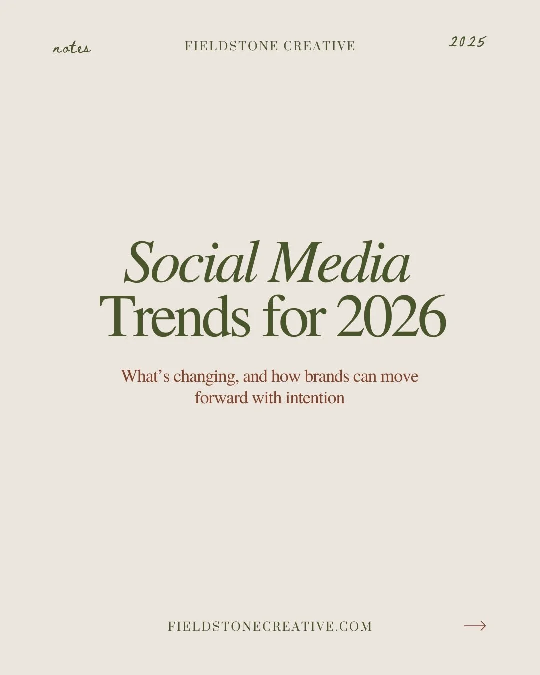 Social media in 2026 is shifting, and it&rsquo;s less about doing more, and more about doing things well. We&rsquo;re seeing a clear move toward human-led content, real connection, and community over constant posting. Audiences are craving authentici