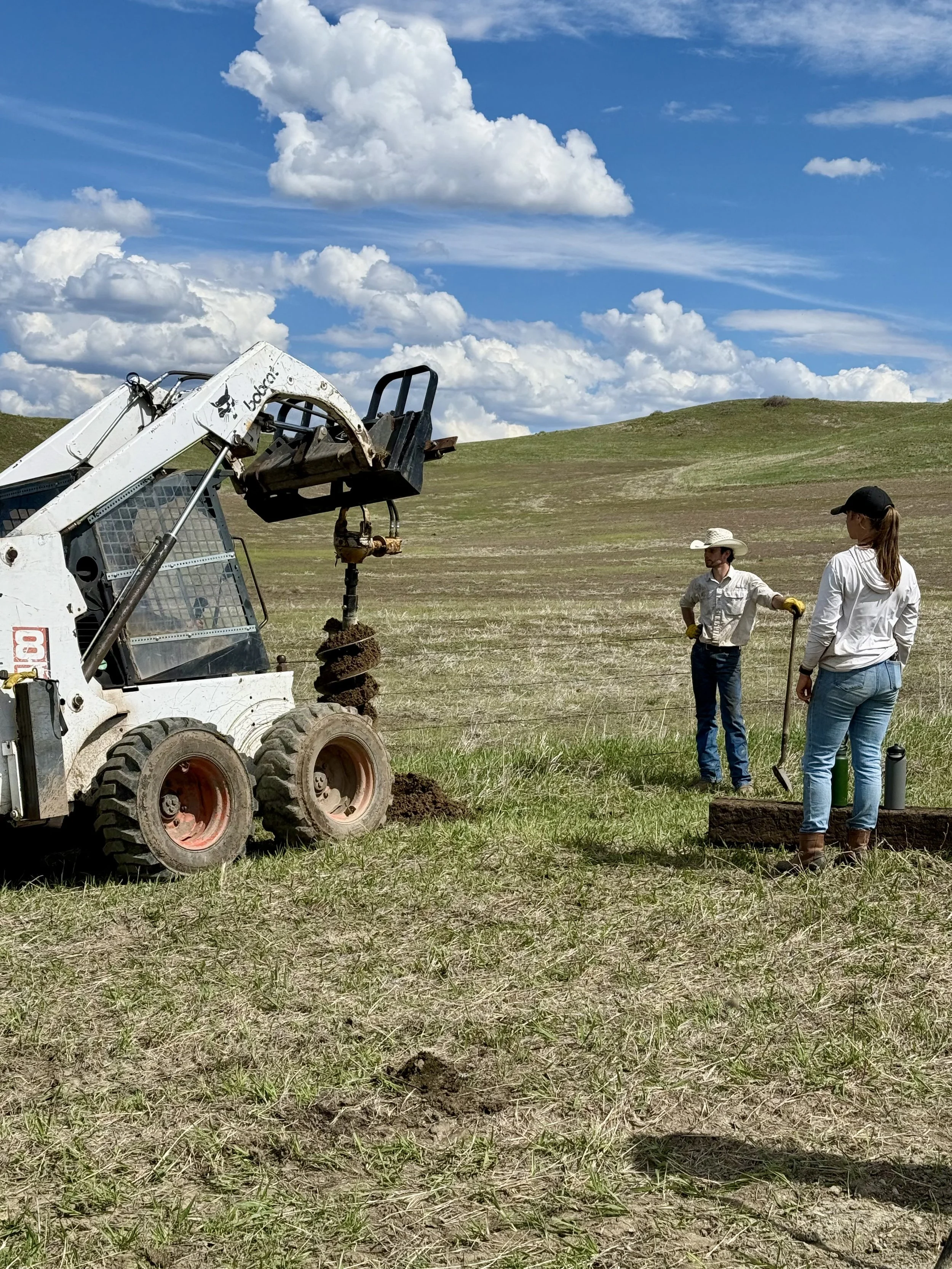 One working, two watchin'