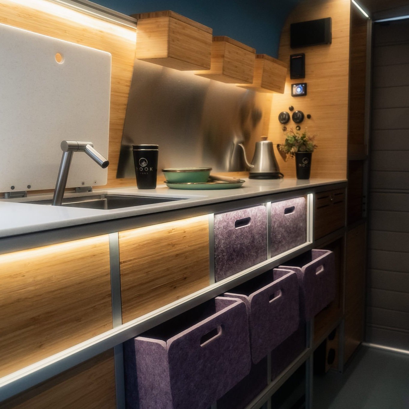 The Details That Make a Camper Van Kitchen Livable