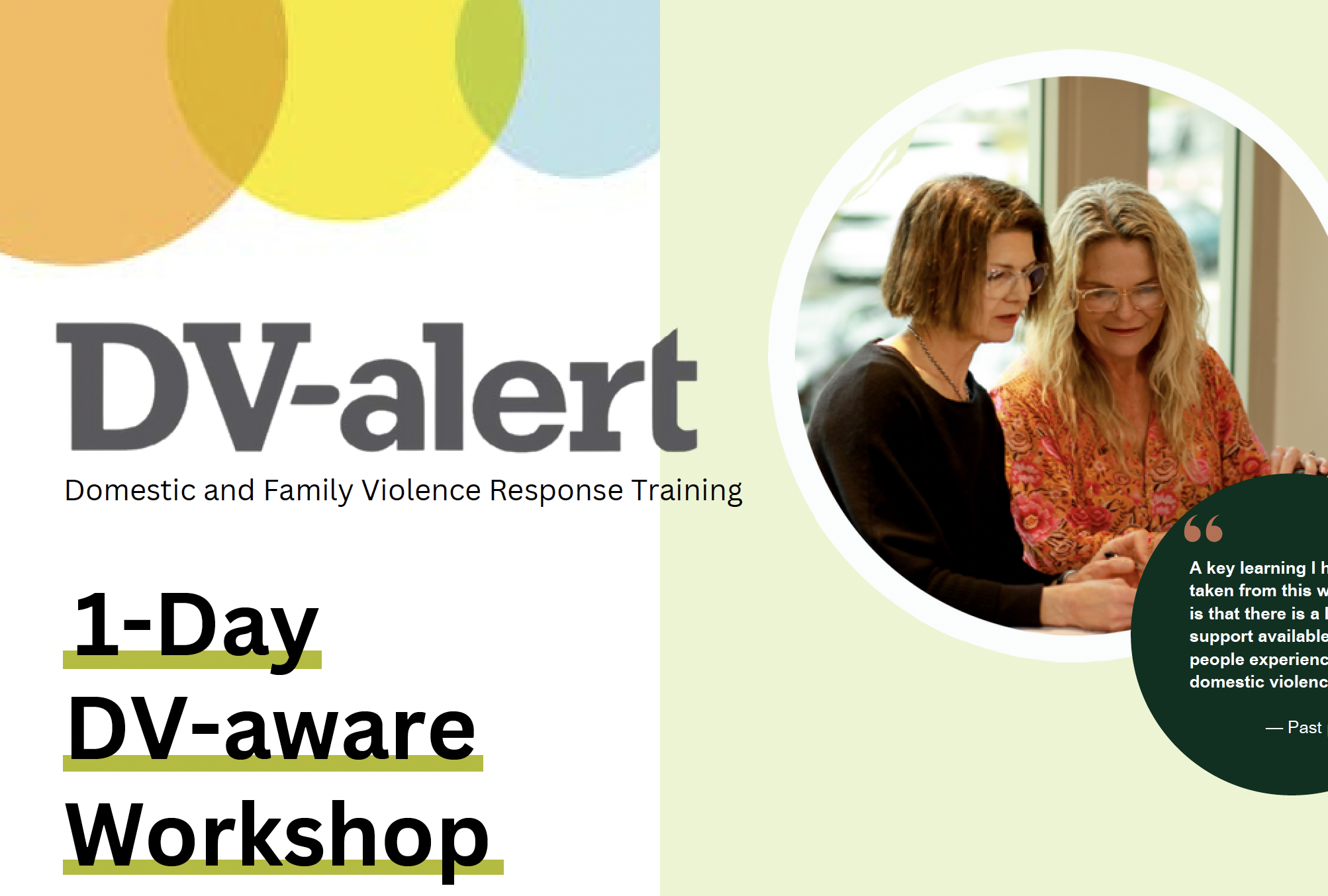 Campbells Creek - 1-day Domestic and Family Violence Response Training