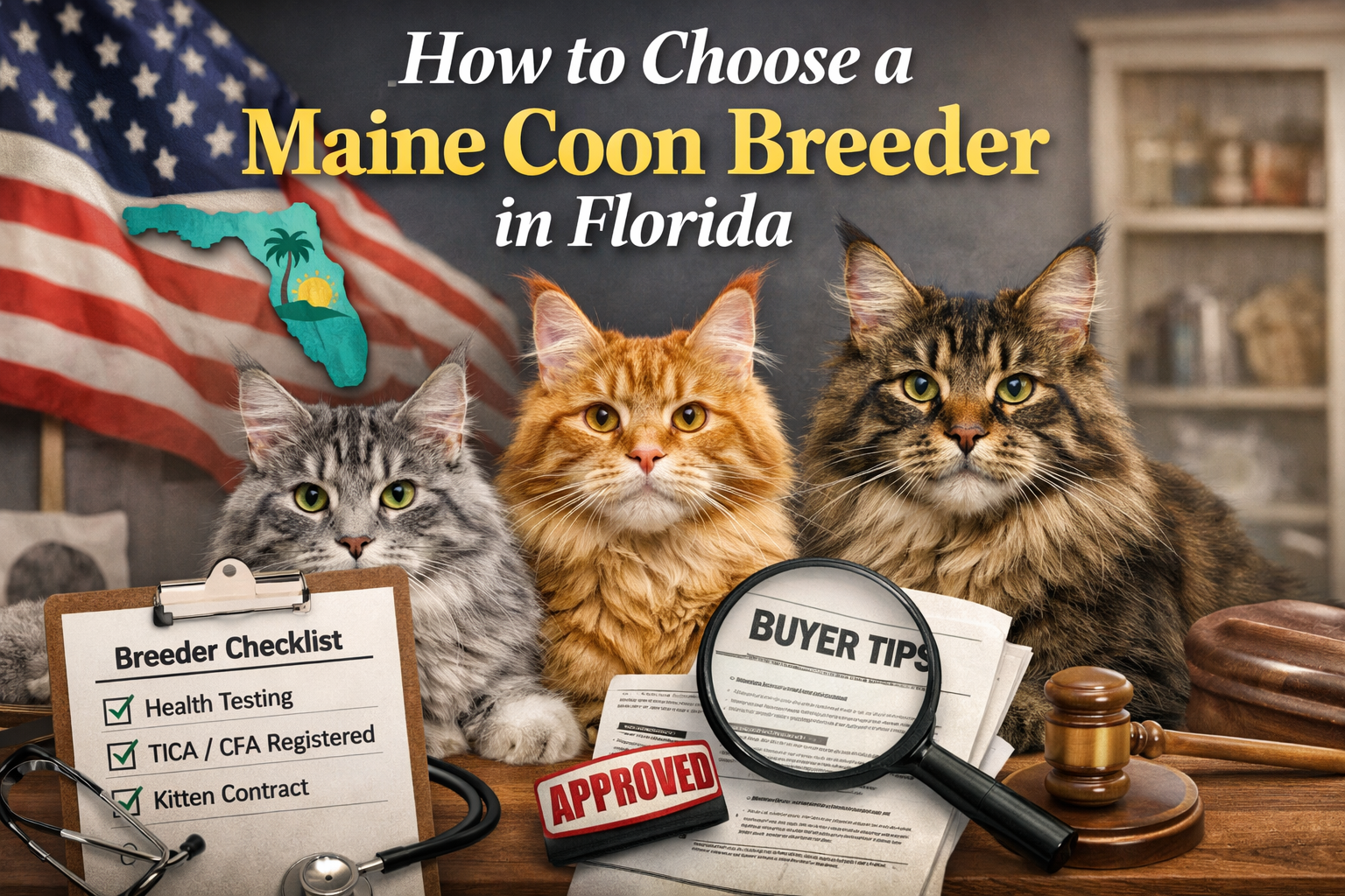 How to Choose a Reputable Maine Coon Breeder in Florida