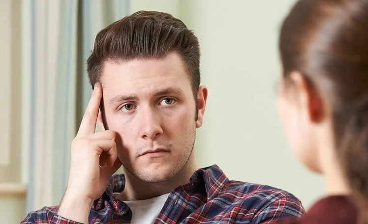 A person having a coaching session