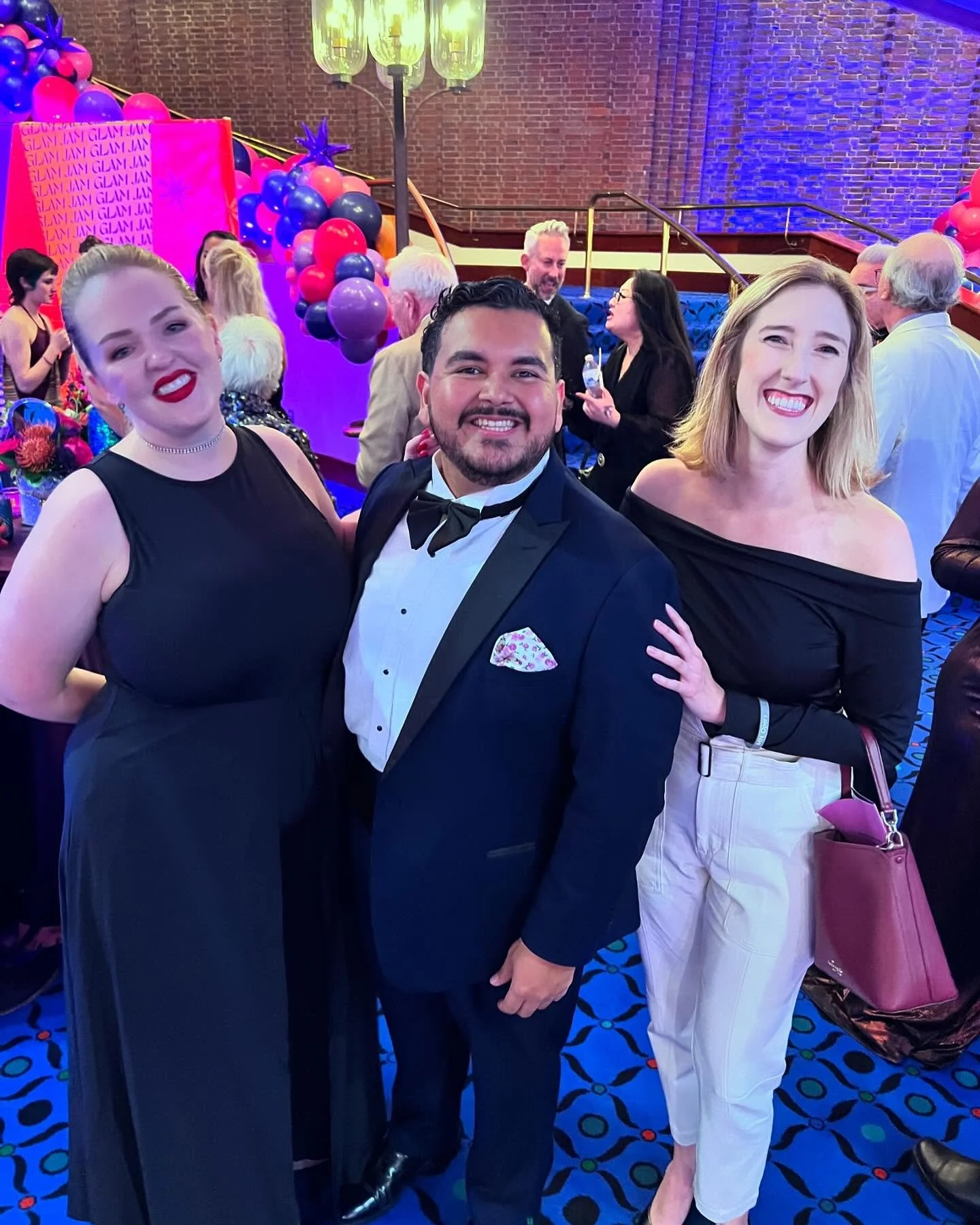 Cheesing at Glam Jam with the best of the best from HTX 🥰 @mnopera