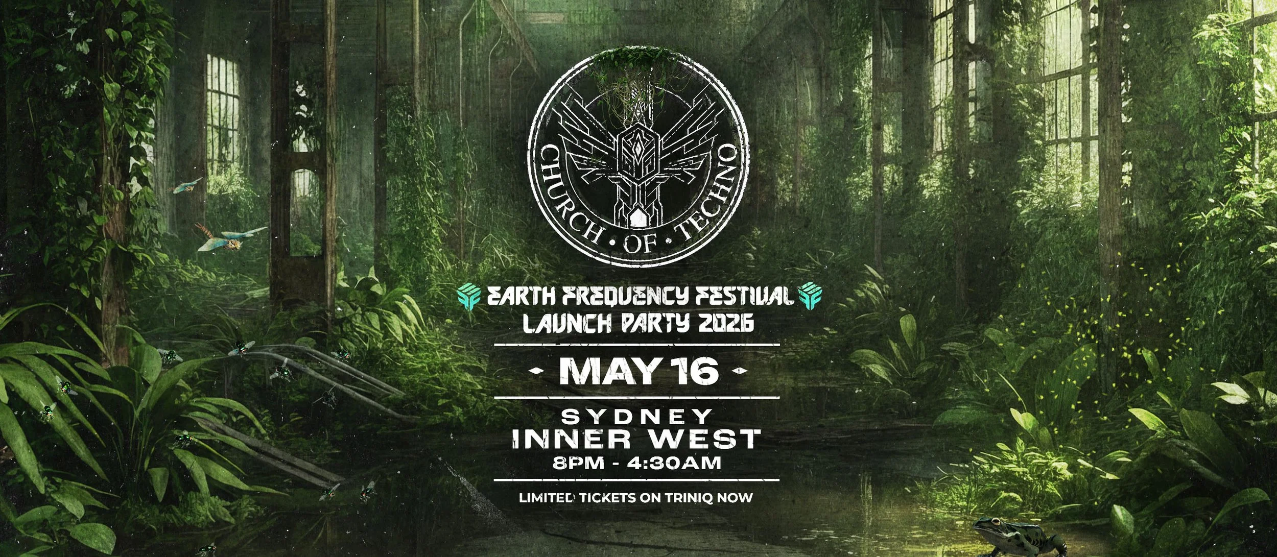 Church of Techno presents Earth Frequency Festival 2026 Sydney Launch Party