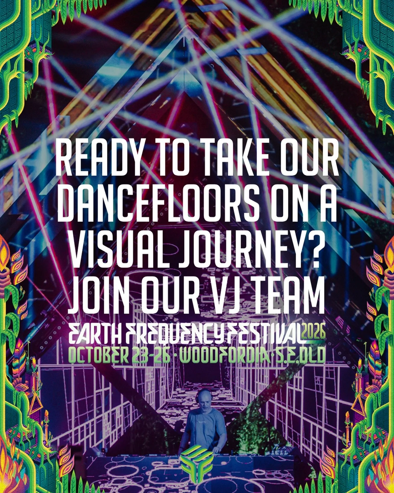 Earth Frequency has long pushed the boundaries of video art, and this year the bar is being raised once again 💥💥💥

Drawing on the latest vision technology, our A-team of video artists seamlessly integrate projection mapping, LED walls, stage desig