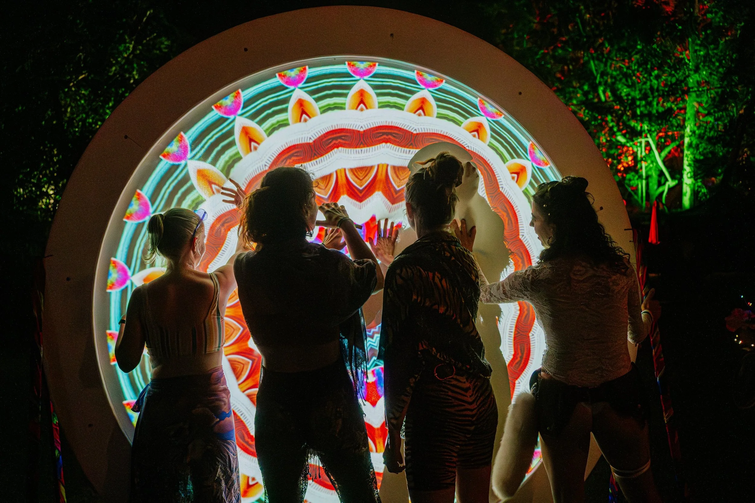 The portal is always open with Tricktronix🌀

The Light Portal is a bespoke, custom made interactive art piece created by Queensland artist Patrick O&rsquo;Neill, aka Tricktronix. The bespoke software has been iterated on for over a decade, taking th