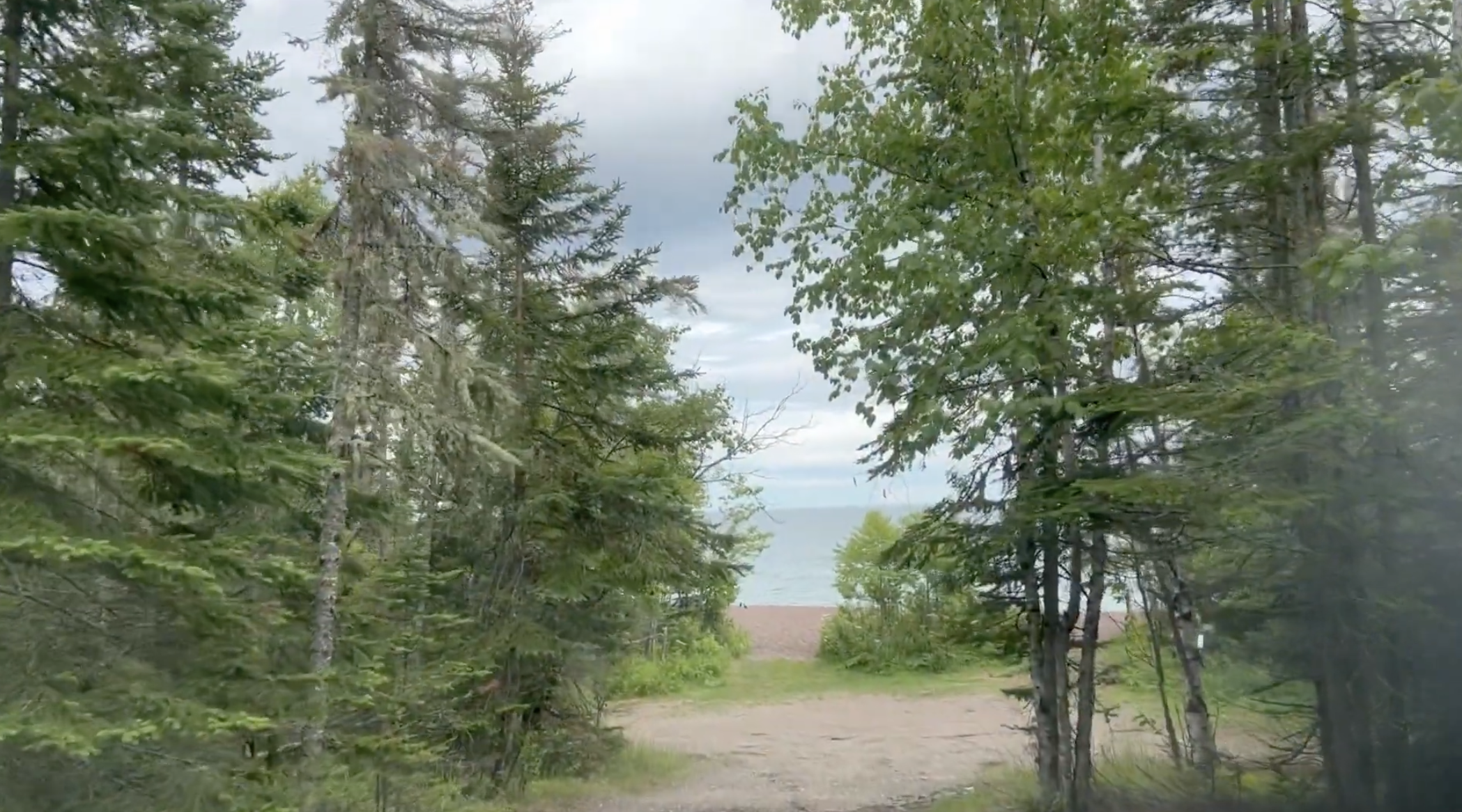 The area we parked in.