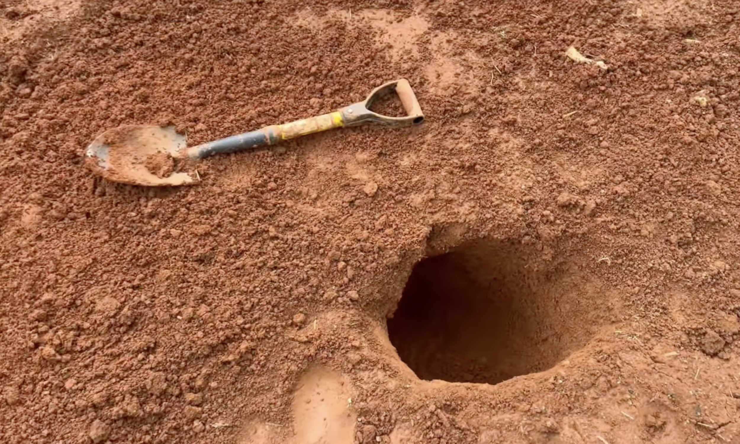 Here's the kind of hole I dug.