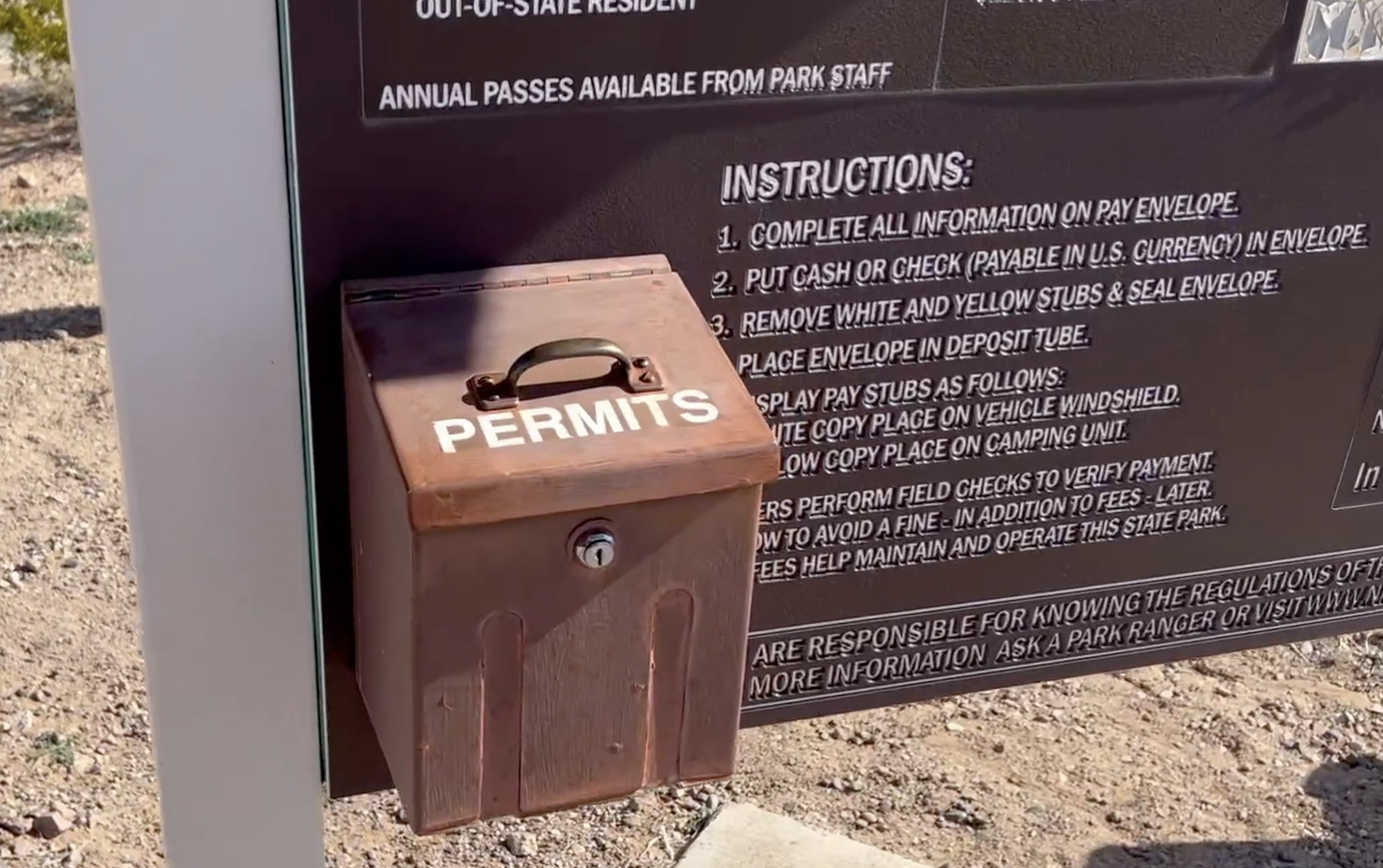 Permits were $5 each