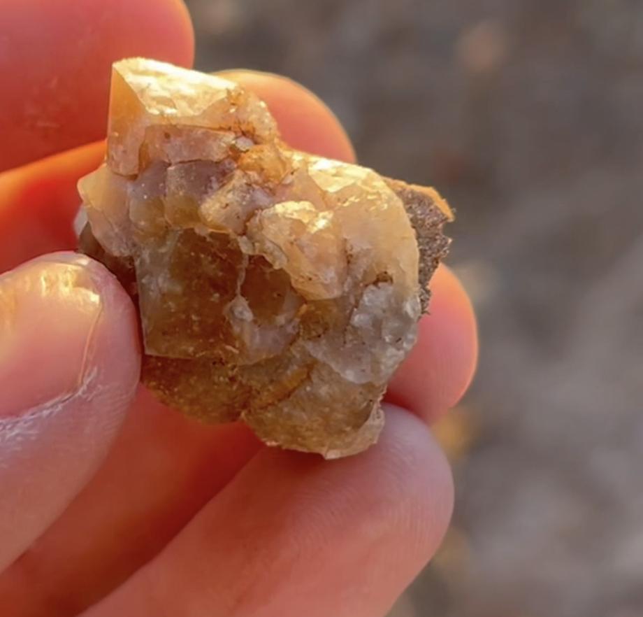 Started finding larger clusters right as the sun was setting.