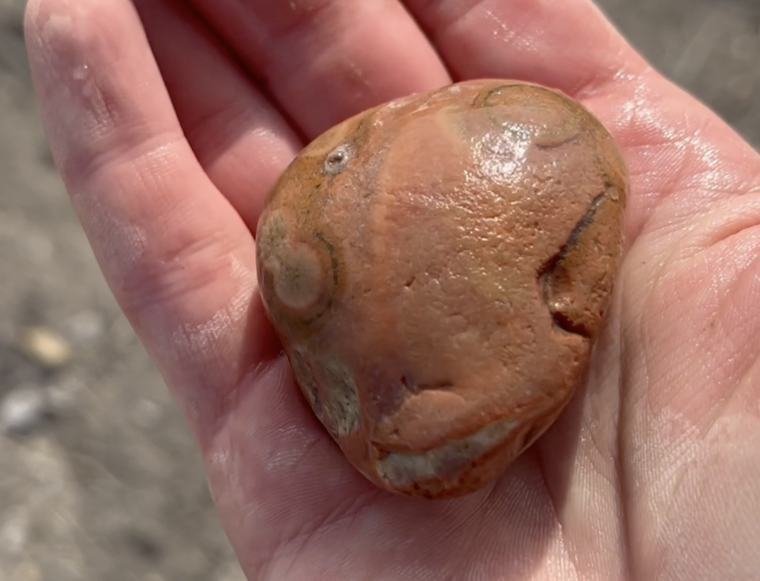 With a little water.