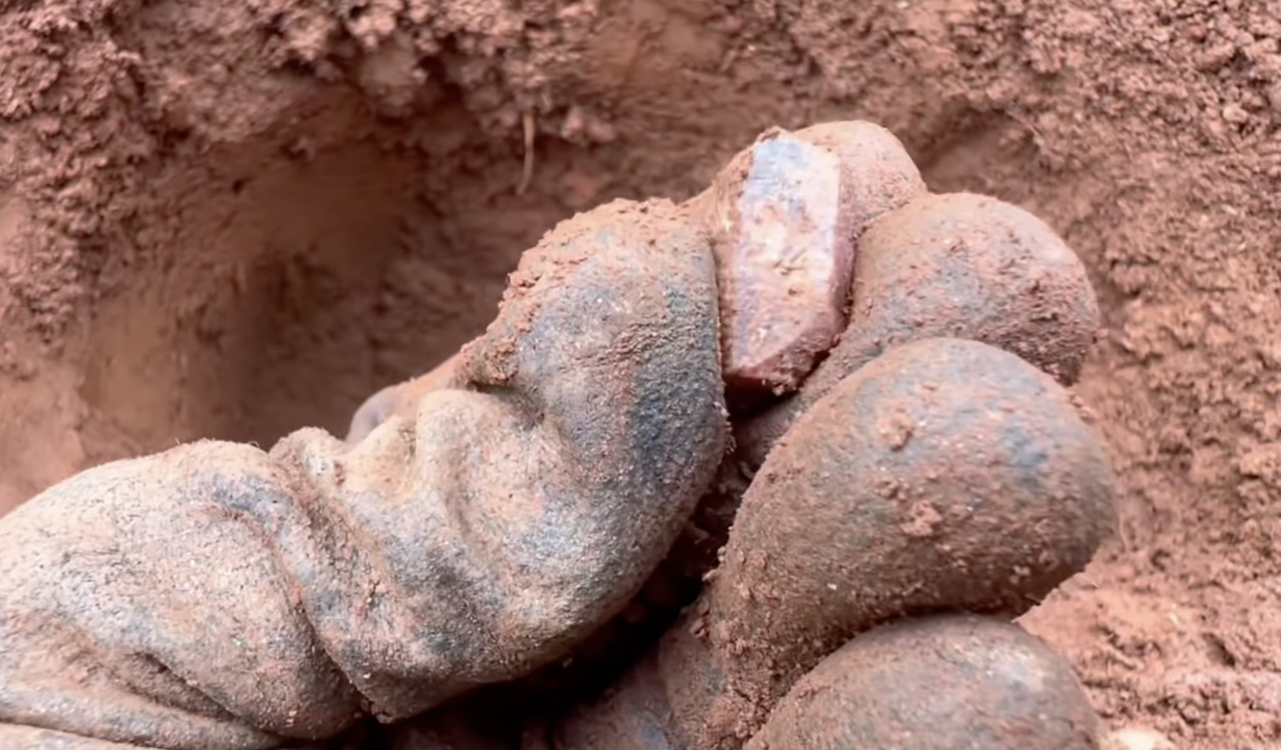 I found my largest and best piece of ruby/sapphire first, actually.