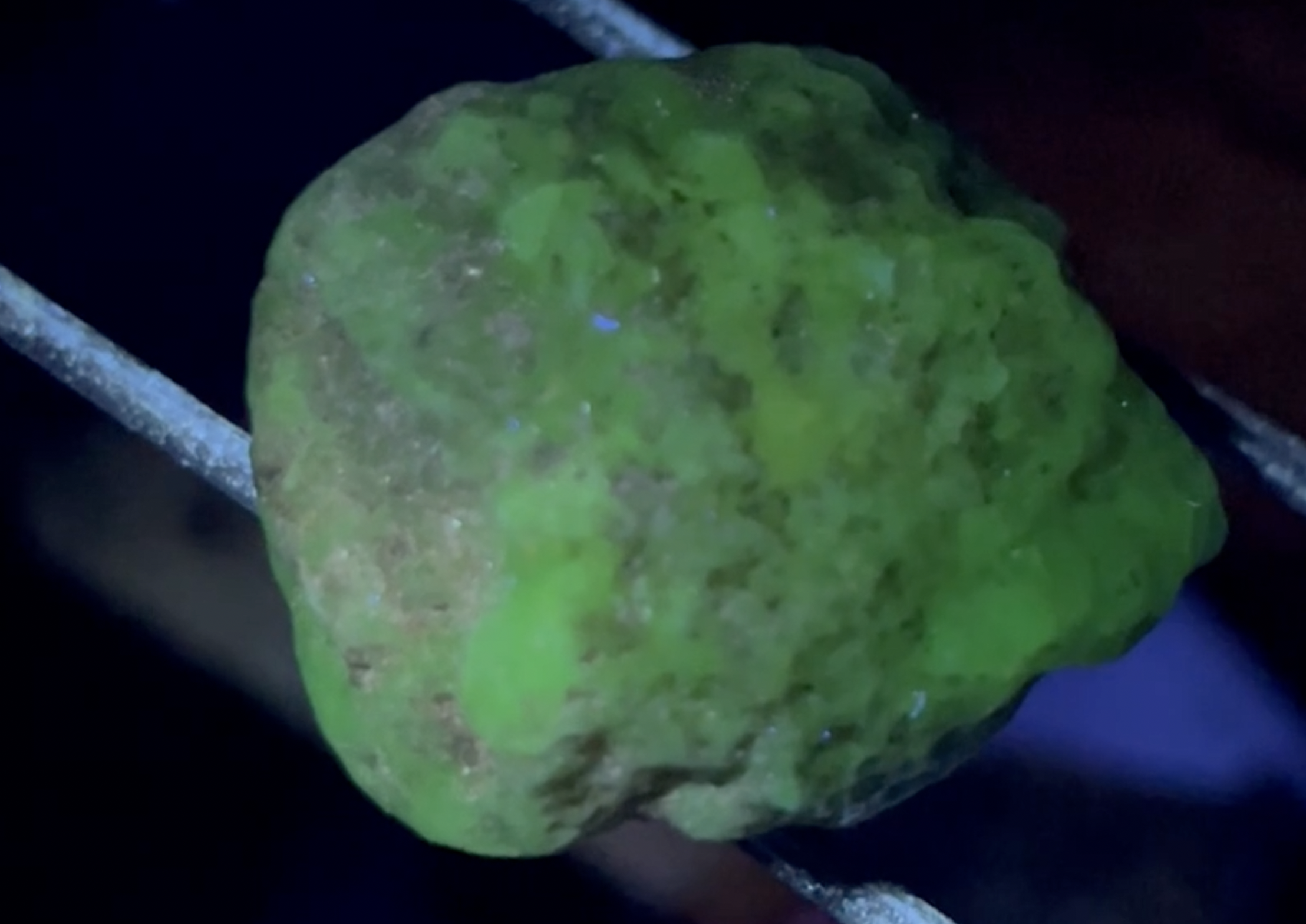 The greens were my favorite, which is caused by the trace uranium content.