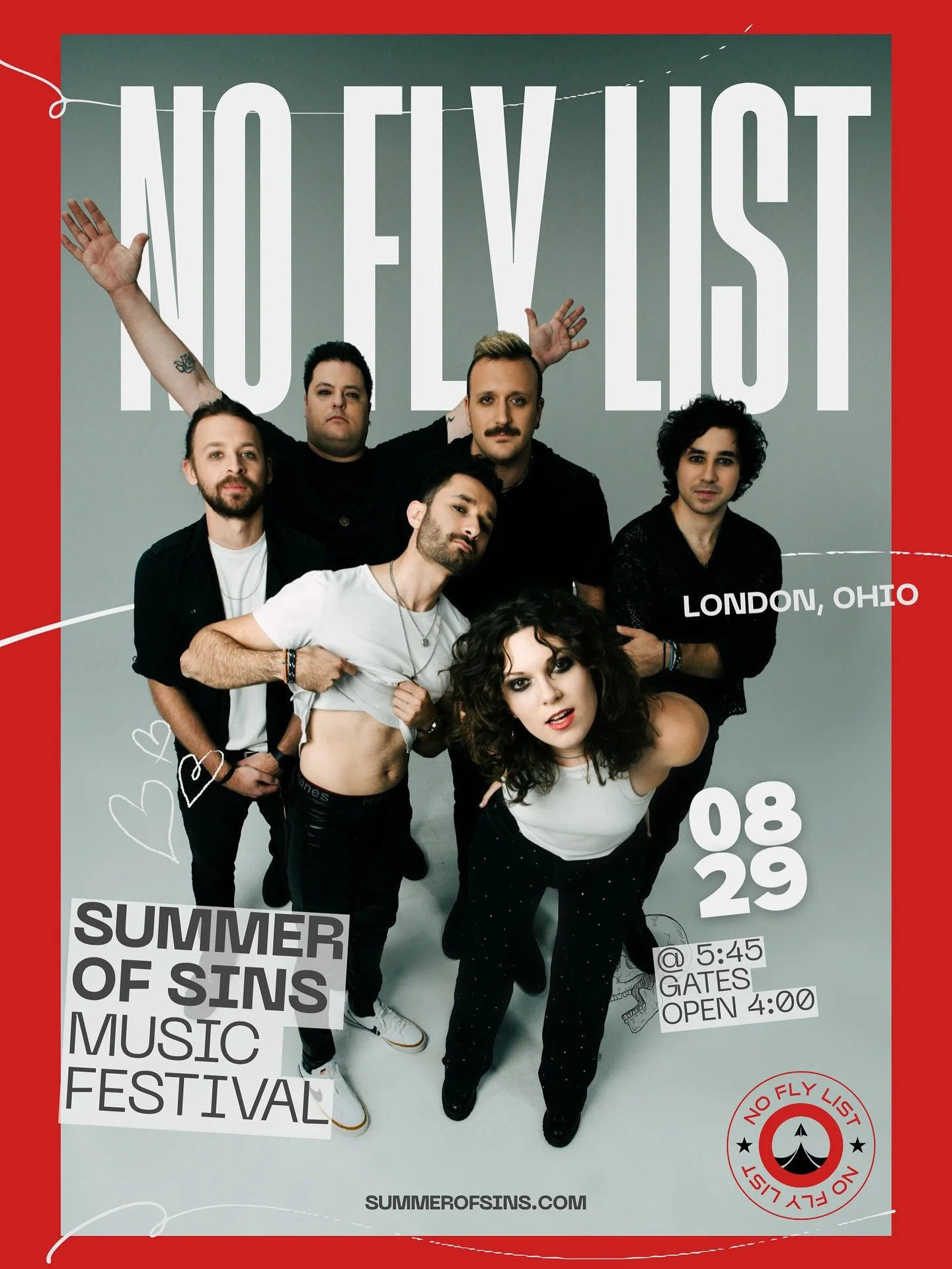 SUP OHIO ARE U READY FOR SOME ROCK????? @summerofsinsfest 

📸 @_odhp_ 
Graphic design @danaelles 

#musicfestival #livemusic #bandposter #musicfest #musicforyou #altrock