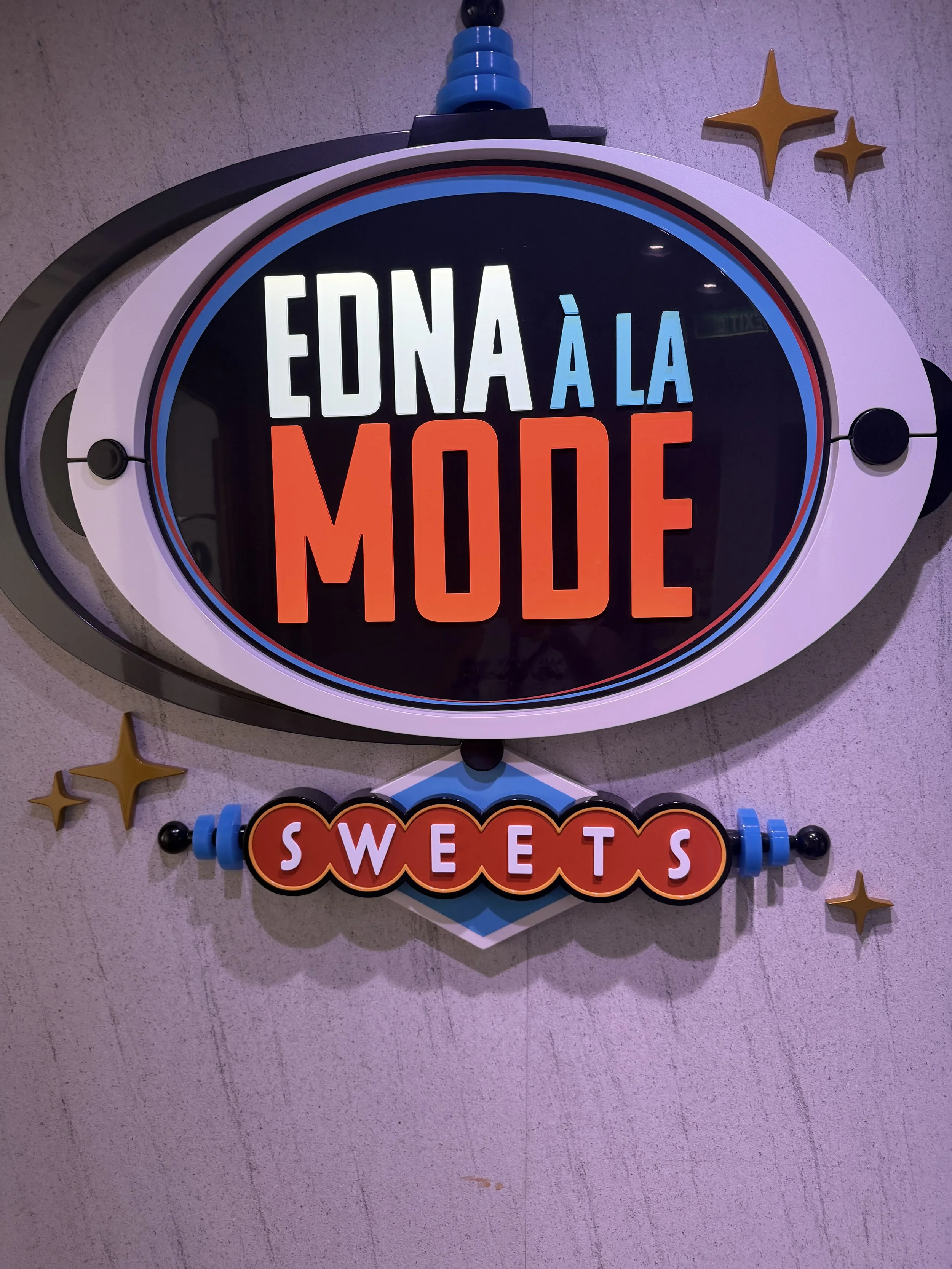 Edna a la mode sweet sign.JPG