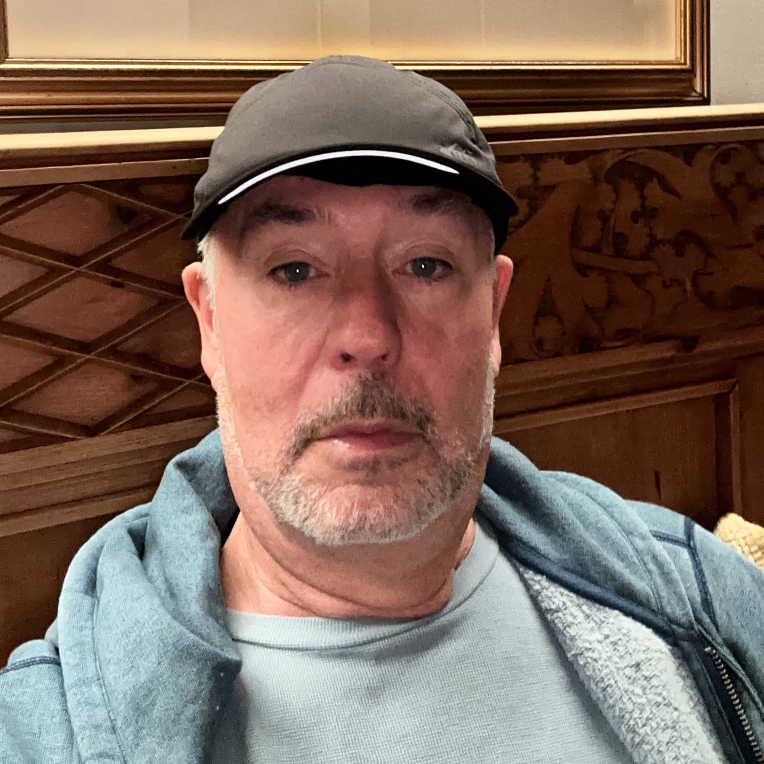 Me up and early without my coffee!