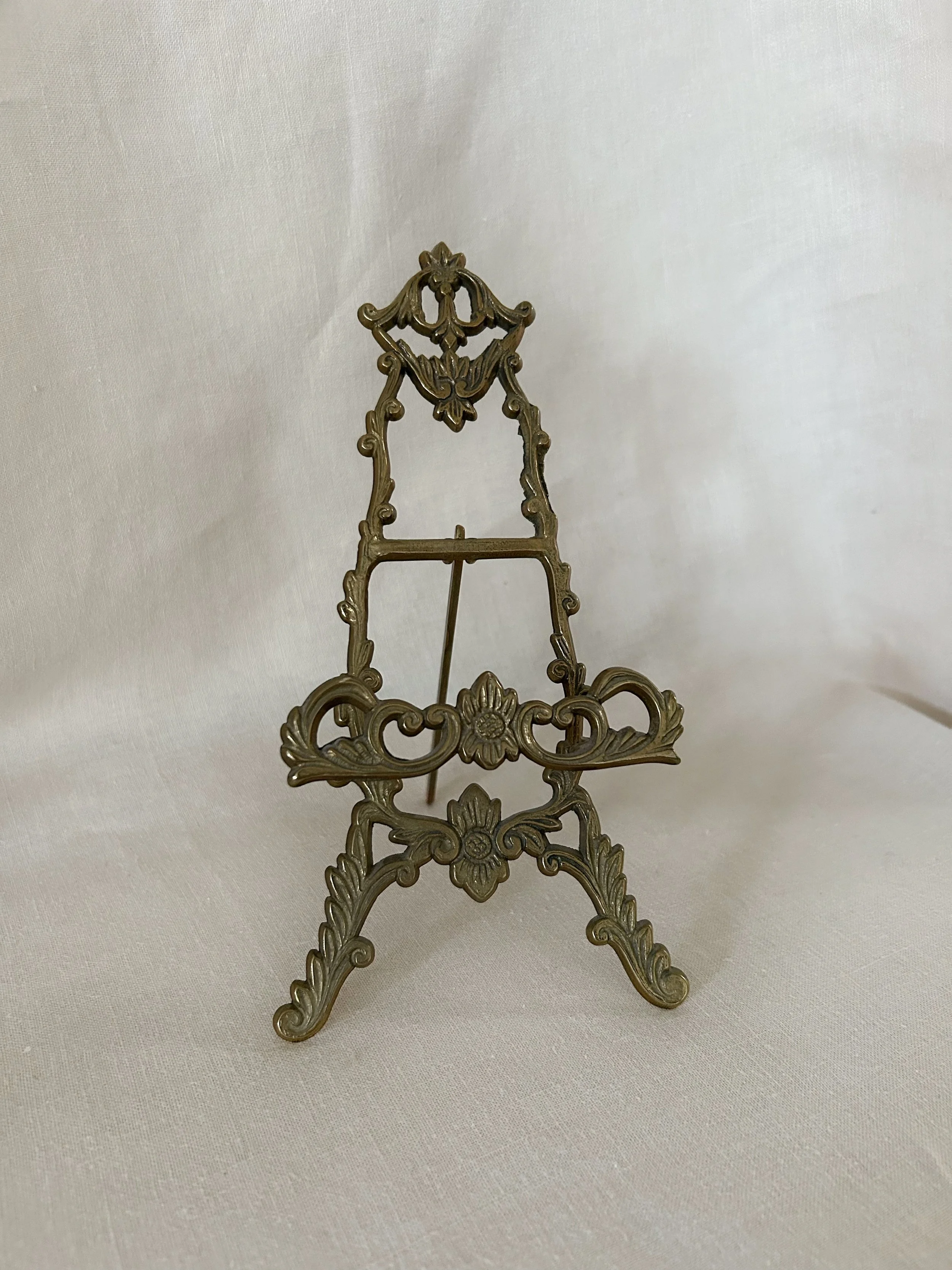 Vintage Brass Easel