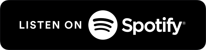 Black background white text "Listen on Spotify" with Spotify logo