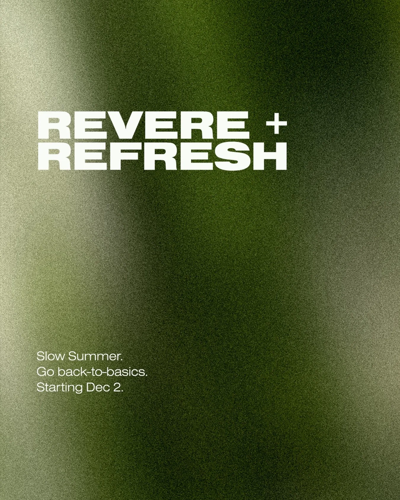Slow your pace, deepen body-practice connections, and stay grounded through end-of-year chaos. Revere&rsquo;s 6-week series unpacks how your mind, body, and environment interplay in and out of the studio.

This is your moment to tune into what you fe