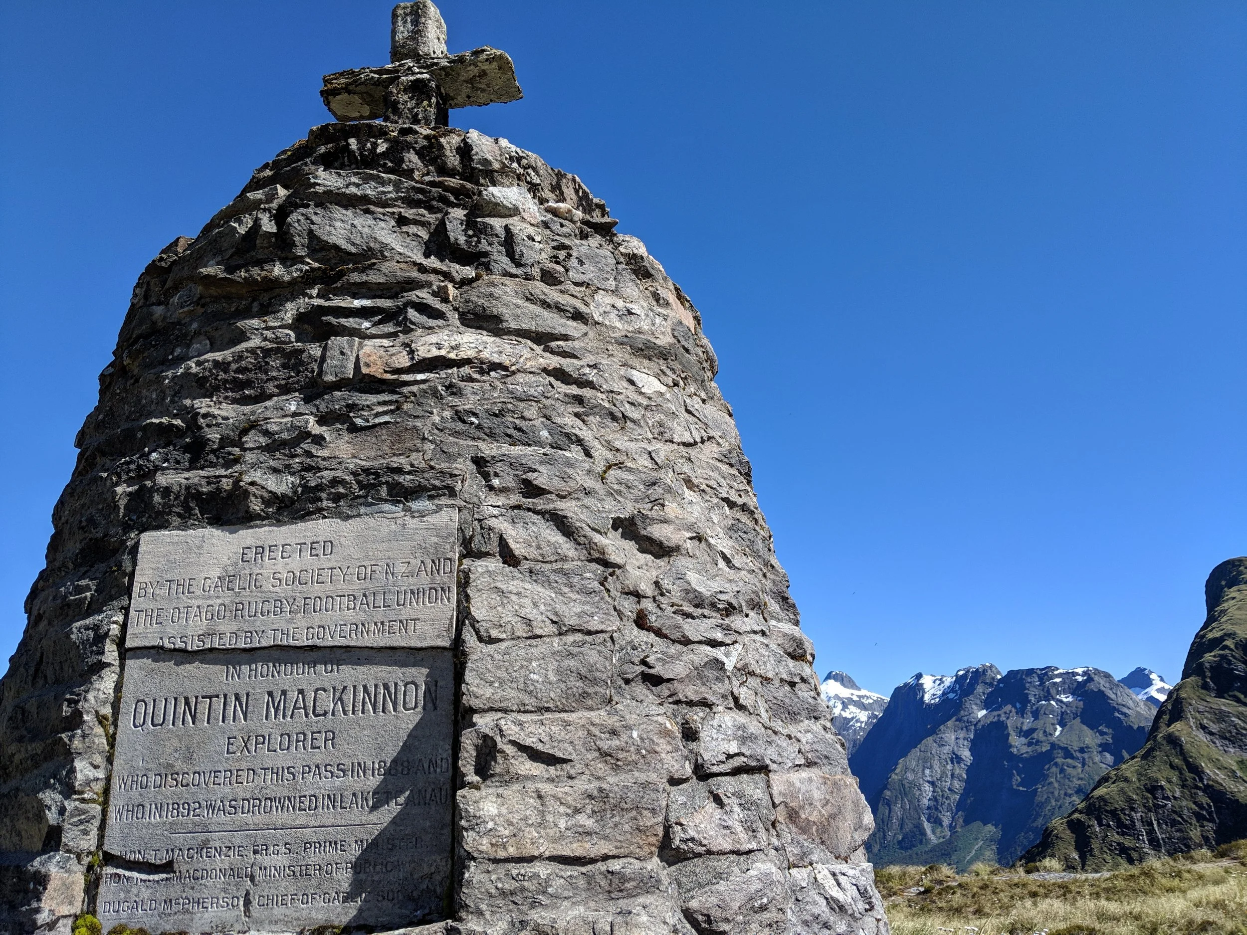 MacKinnon Pass on Milford Track, Fiordland National Park
