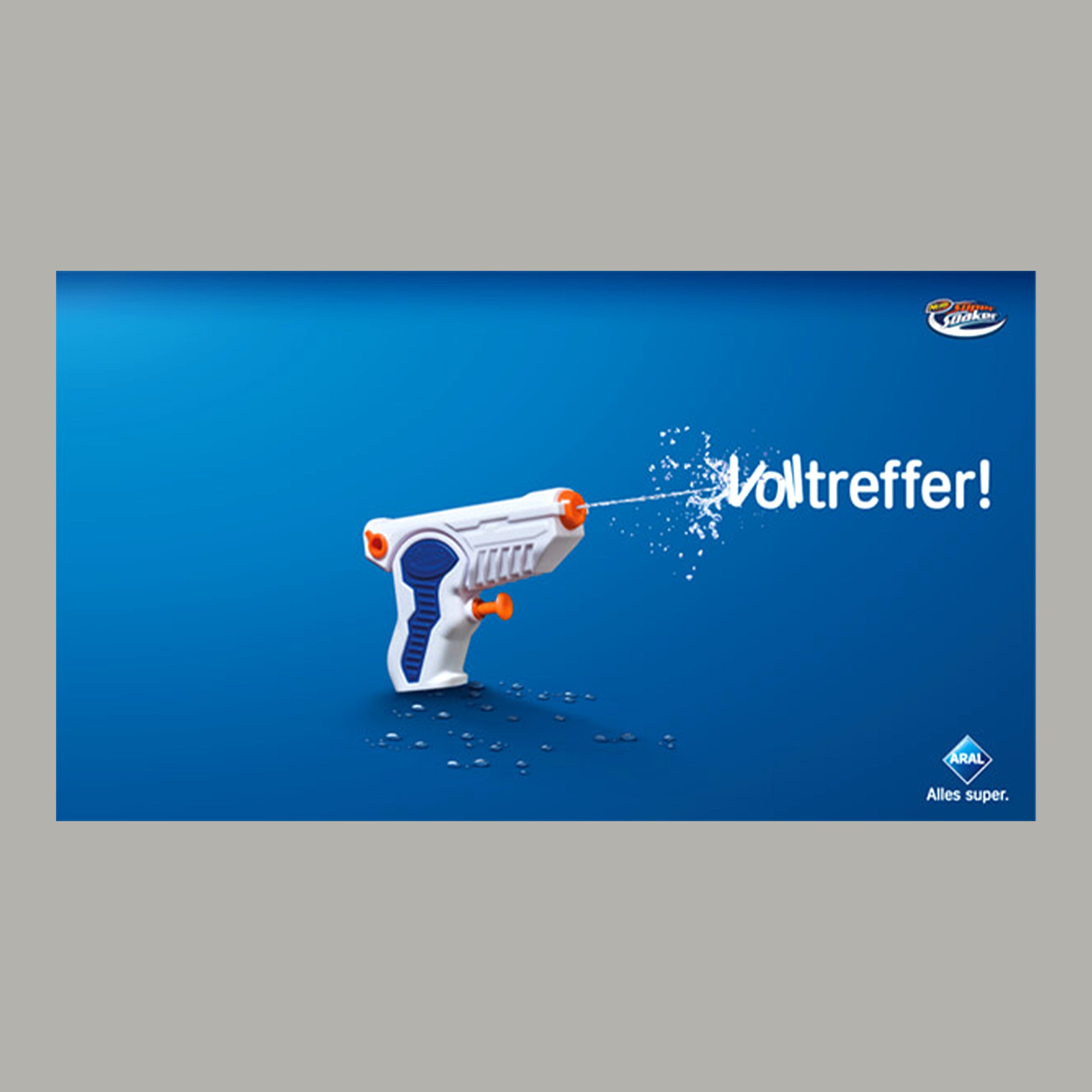 Nerf goes ARAL
(Waschstraßen-Promotion mit Zugabe von Nerf Super Soakers)