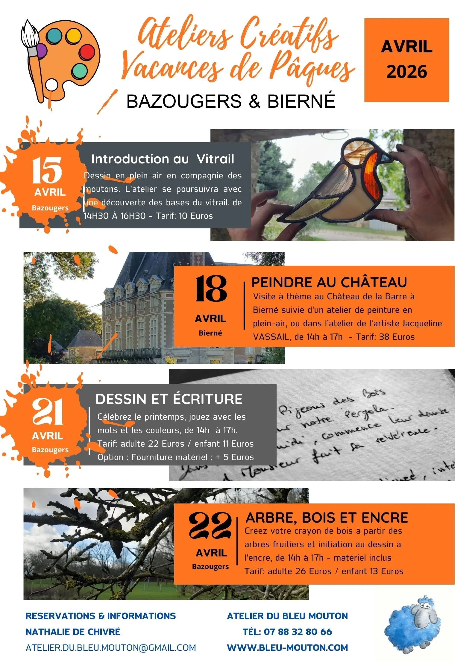 Arbre, Bois et Encre - Peindre à la Ferme