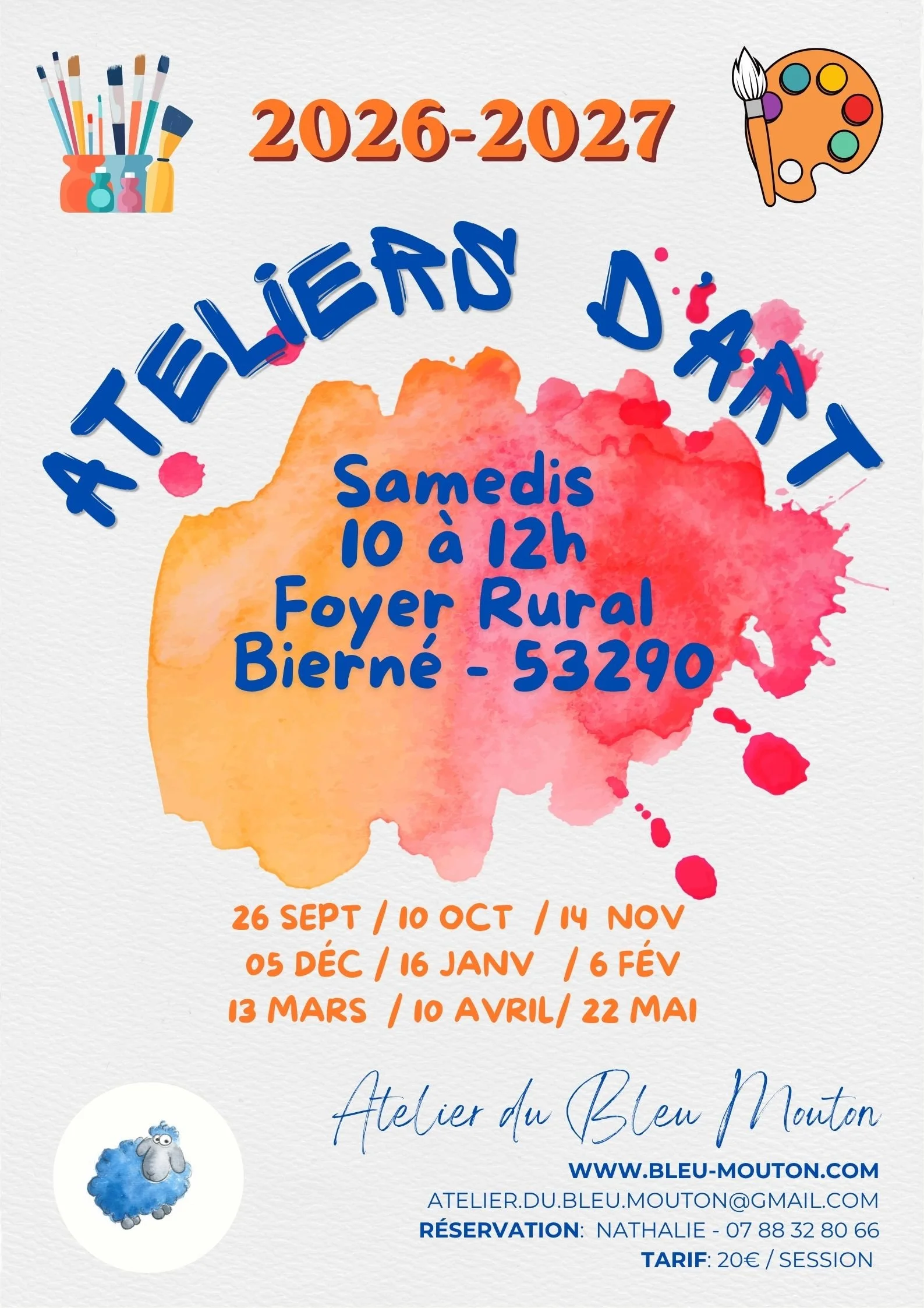 Atelier d’art à Bierné 53290