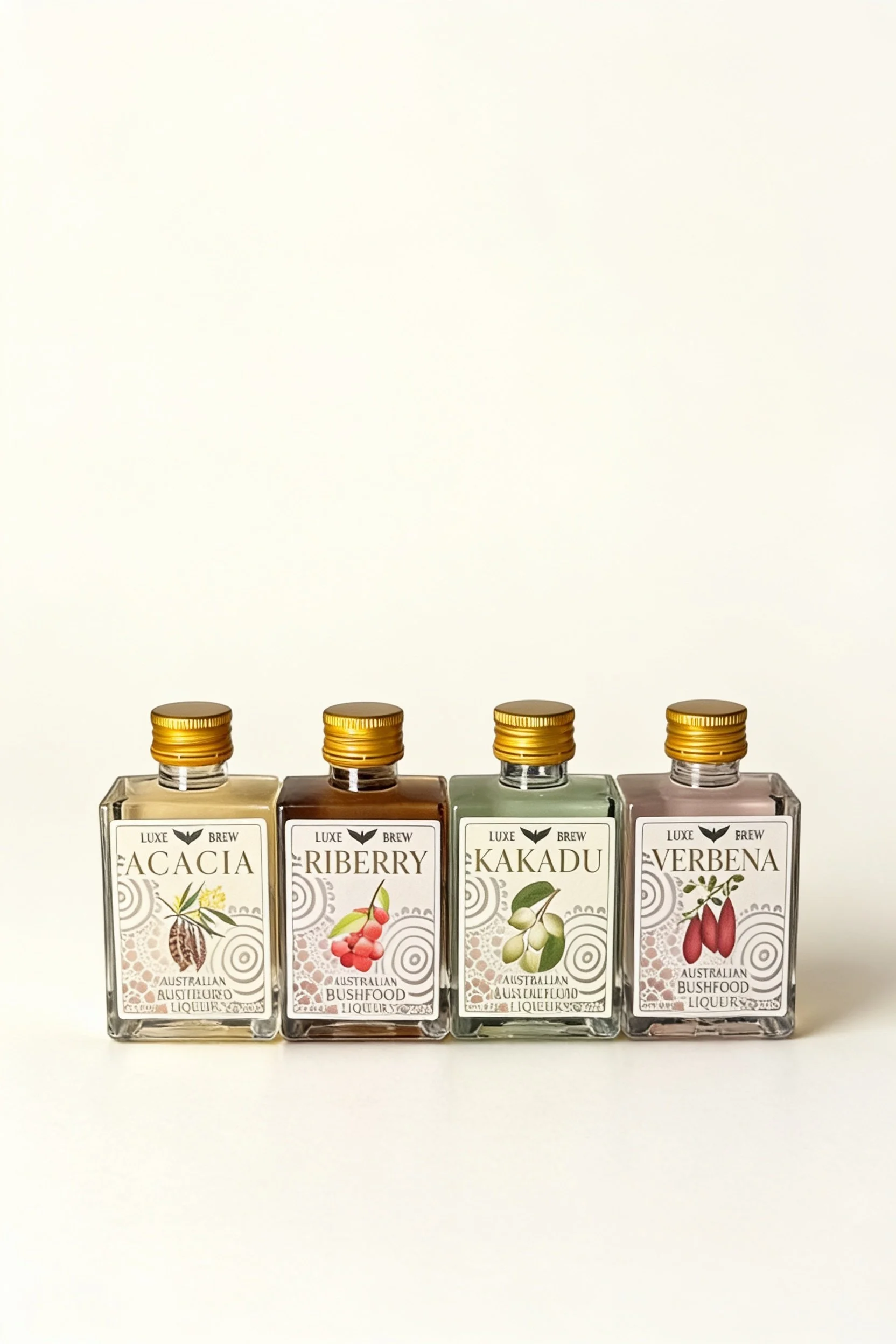AUSTRALIAN BUSHFOOD LIQUEUR GIFT SET 4x125ML