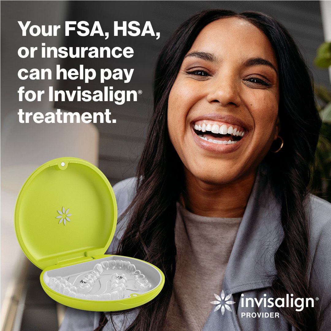 a woman enjoying her invisalign