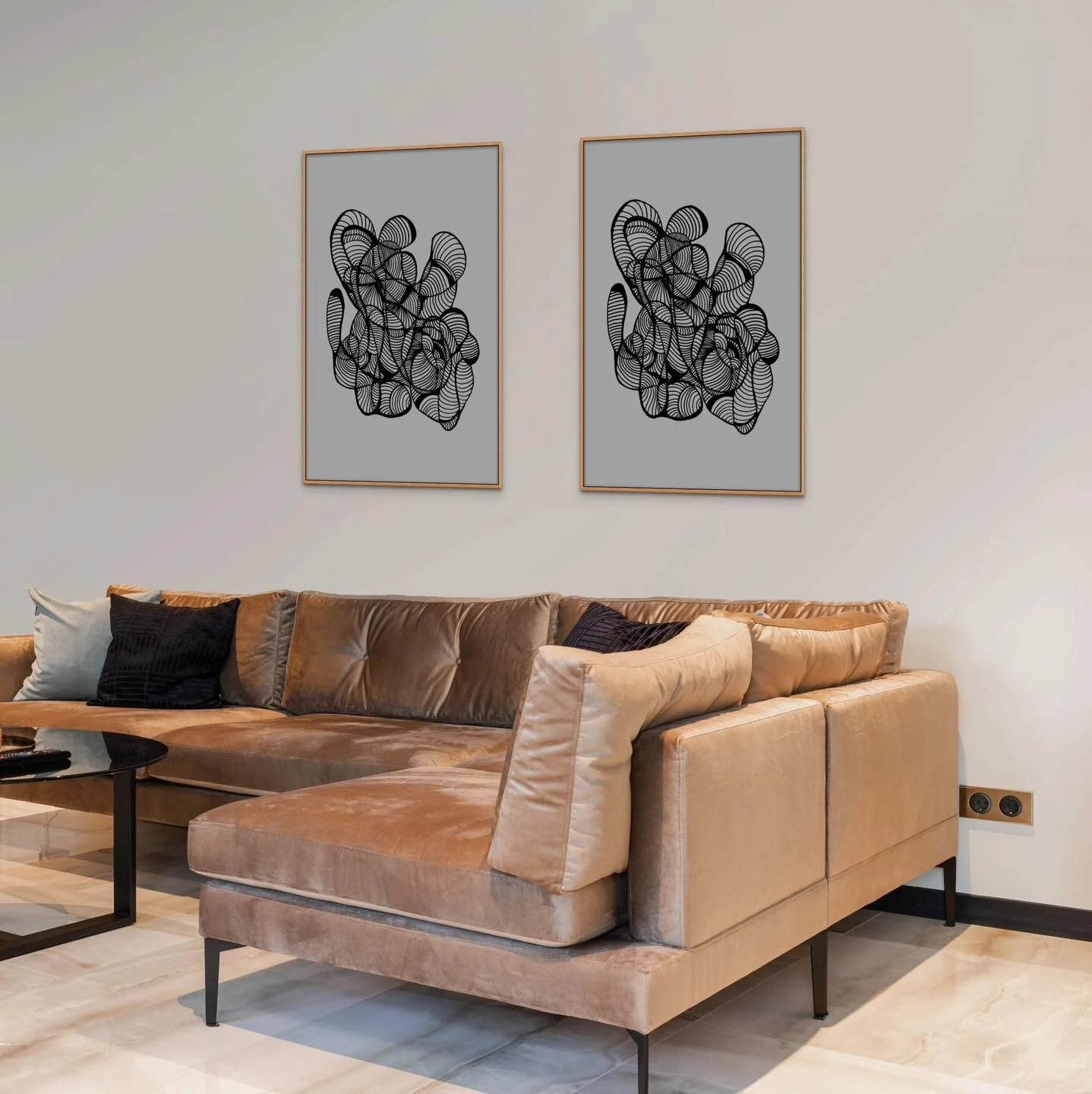 Our delicate piece &lsquo;Black on Grey Hypnosis&rsquo; from our Hypnosis Collection! - prints flexible in sizing and forms ☕️

#emergingartist #art #abstractart #artprint #contemporaryart #organicart